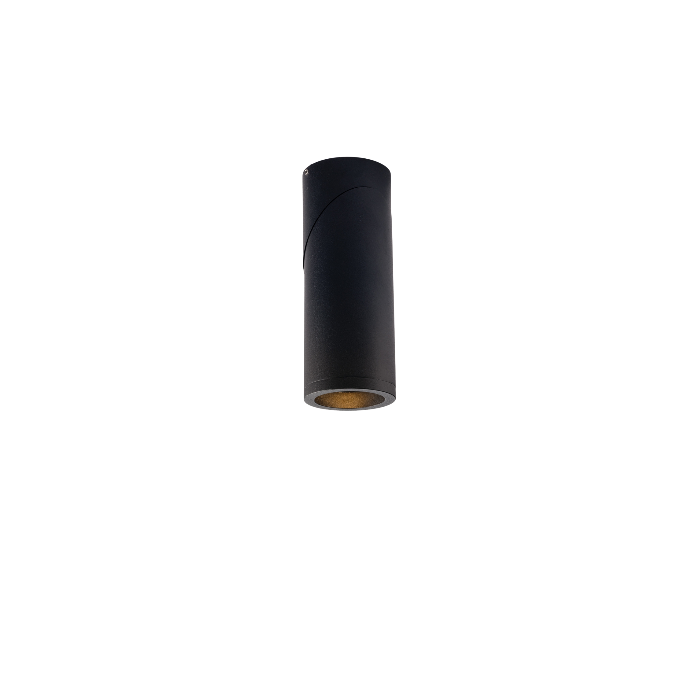 GENESIS ceiling light in matte black aluminum adjustable 330° - Intec