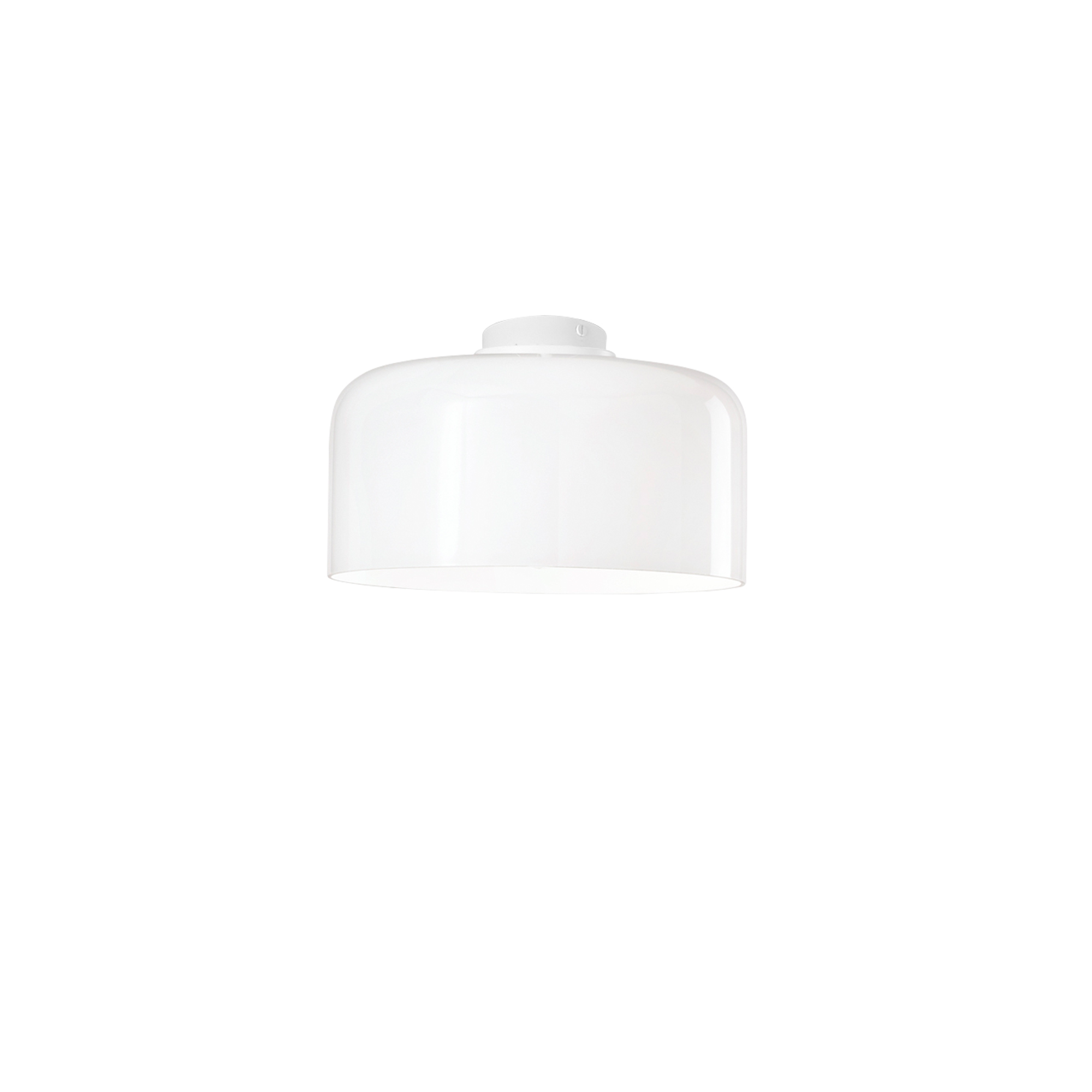 GIBUS ceiling light in white glass Ø 30 cm - Luce Ambiente e Design
