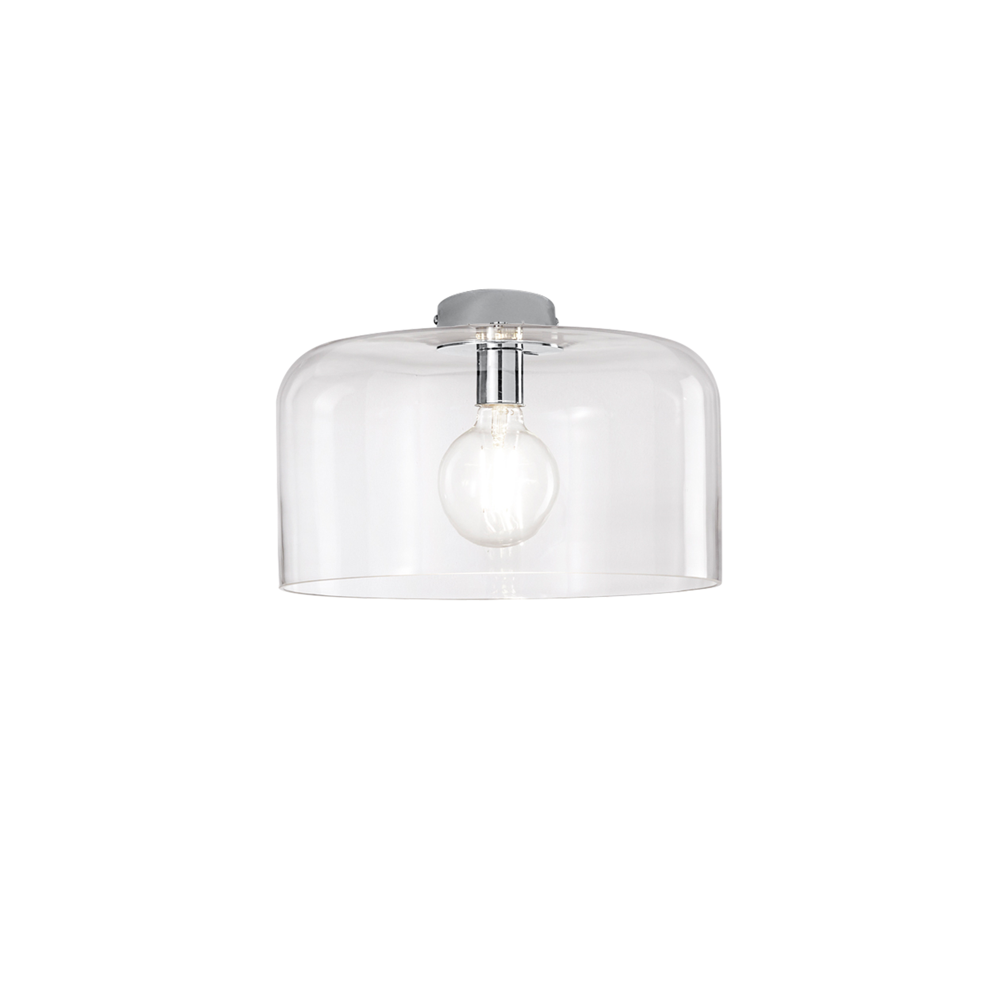 GIBUS ceiling light in transparent glass Ø 35 cm - Luce Ambiente e Design