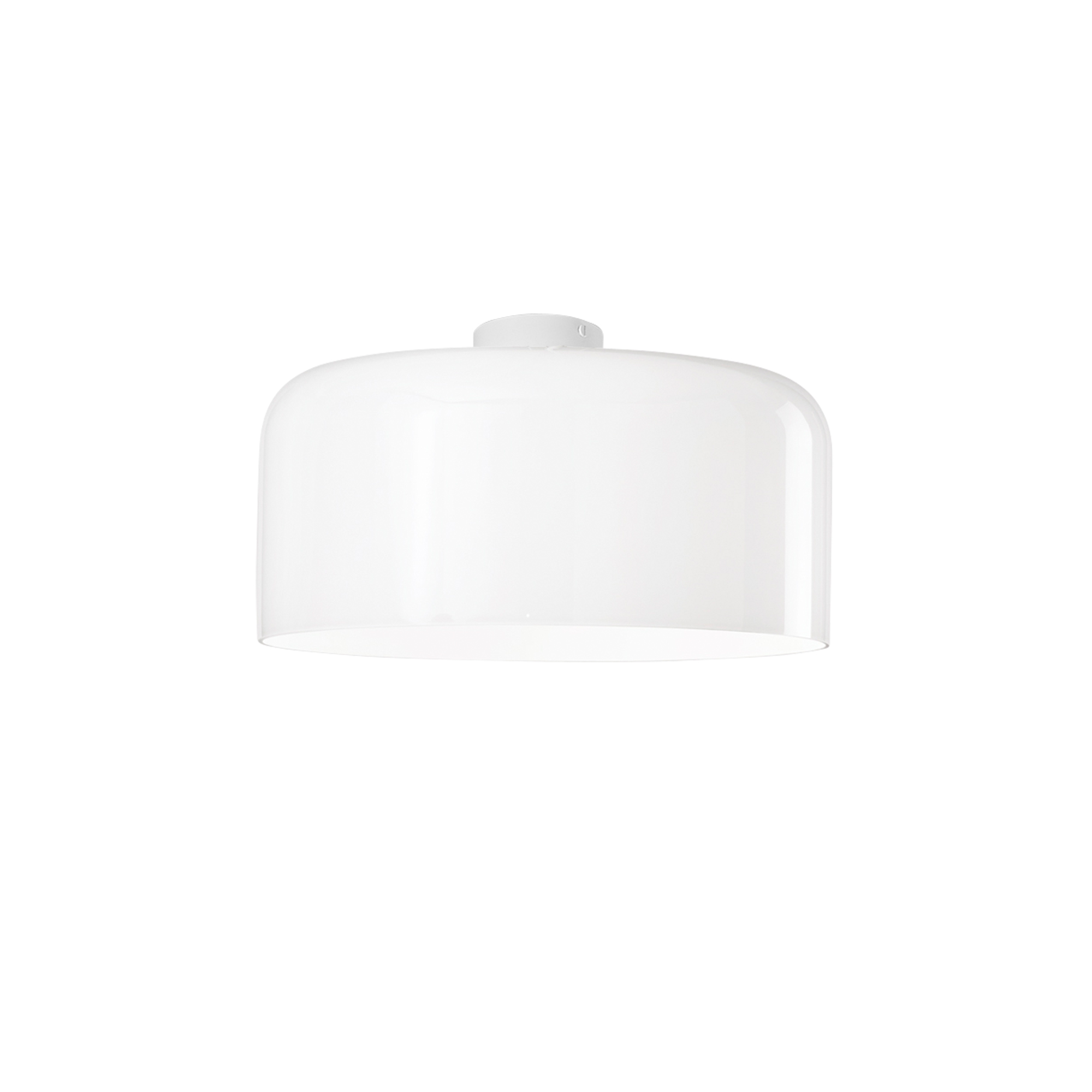GIBUS ceiling light in white glass Ø 40 cm - Luce Ambiente e Design