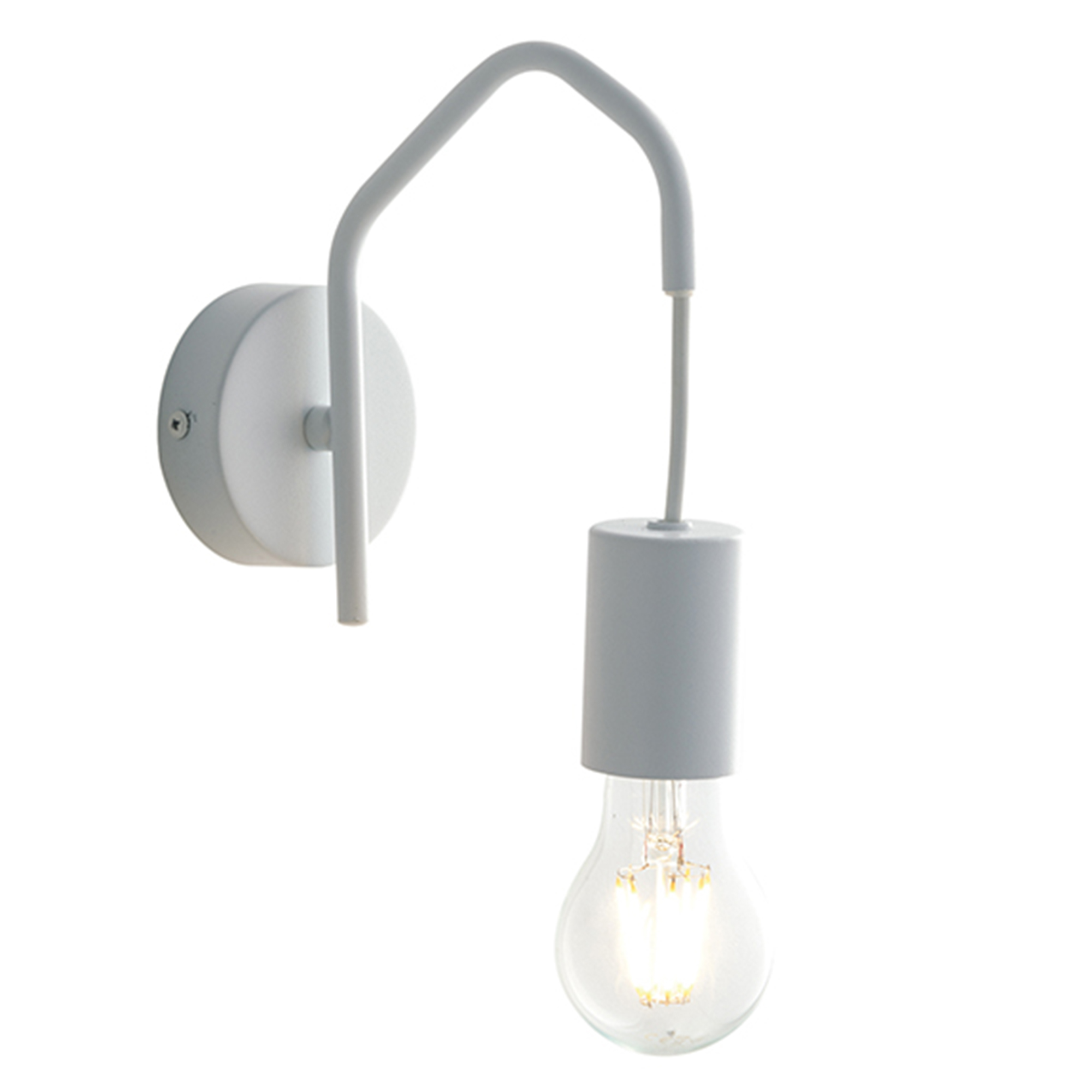 HABITAT wall light in white metal - Luce Ambiente e Design