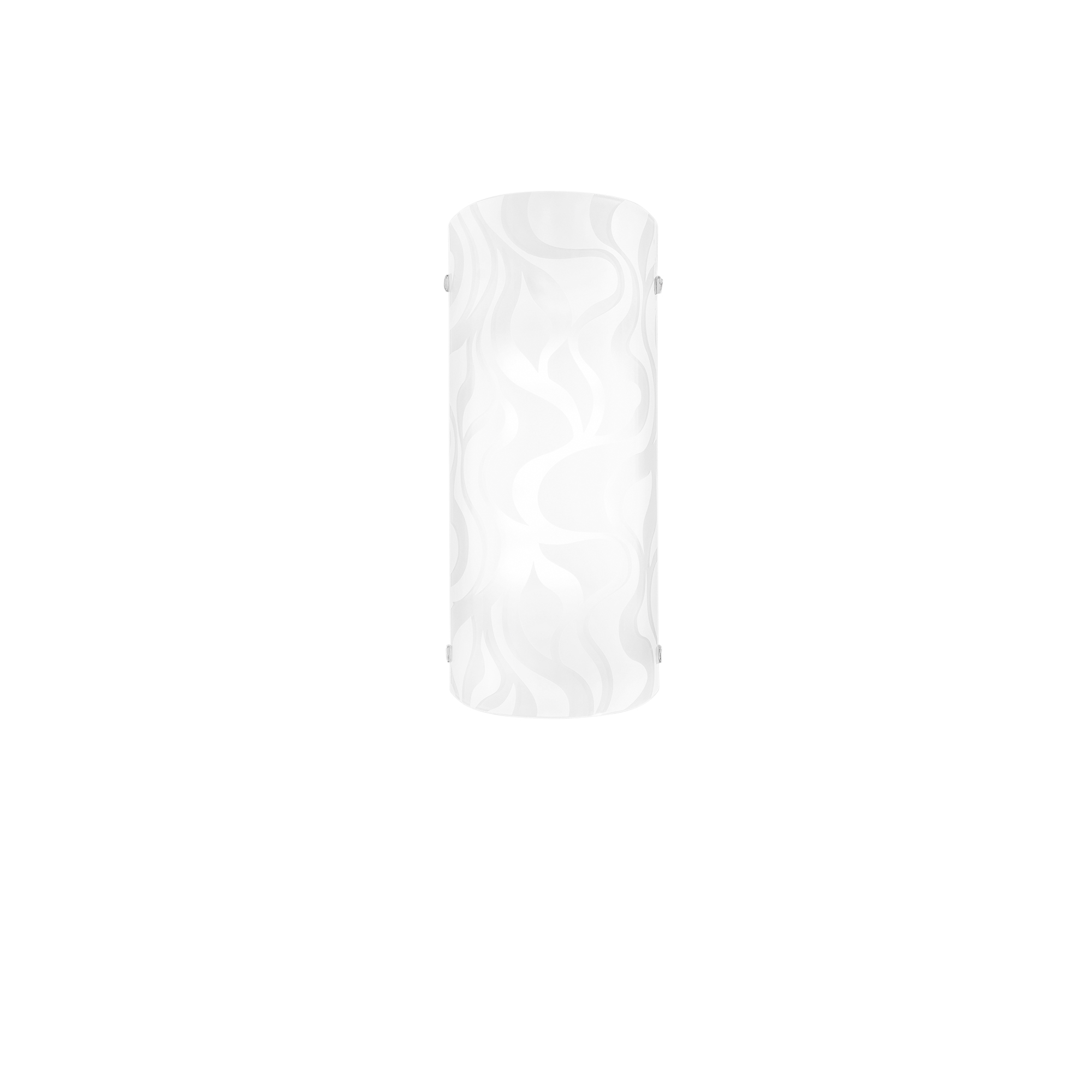 LED JASMINE wall light in white glass 26 cm H - Luce Ambiente e Design