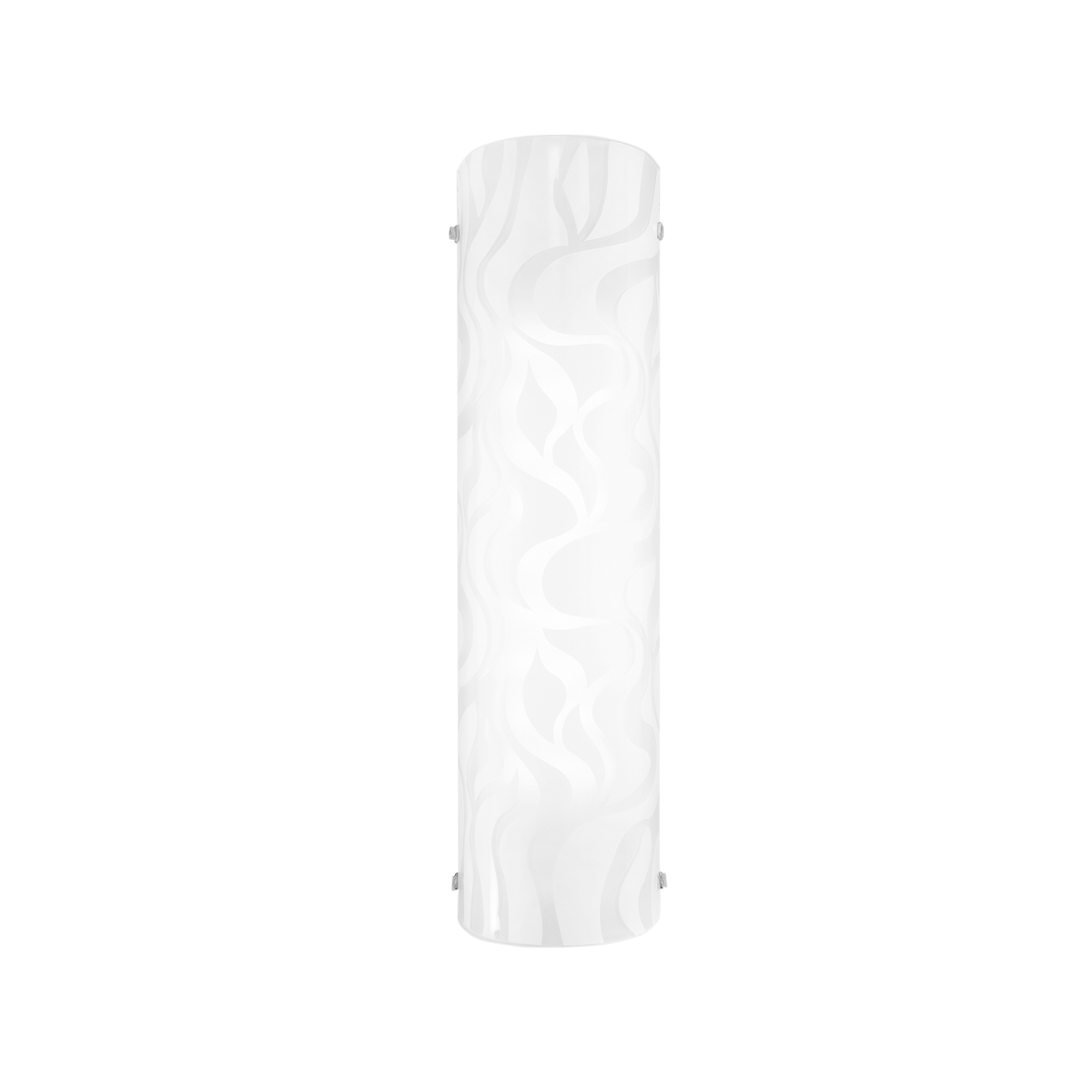 LED JASMINE wall light in white glass 40 cm H - Luce Ambiente e Design