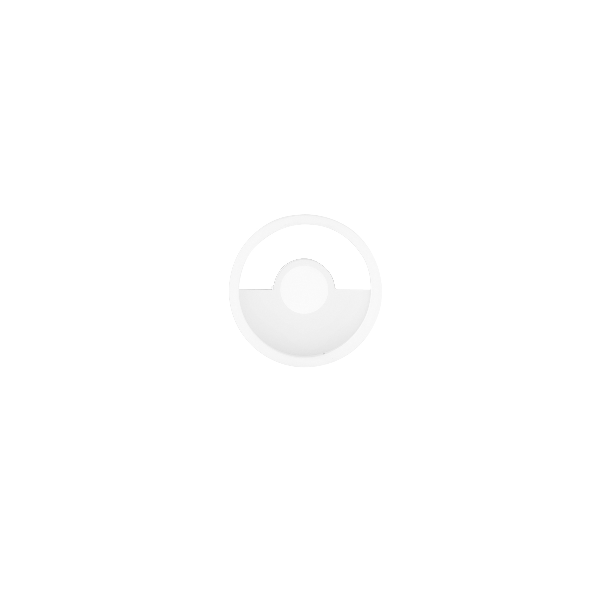 KANDINSKY LED ceiling light in white metal Ø 20 cm - CCT - Luce Ambiente e Design
