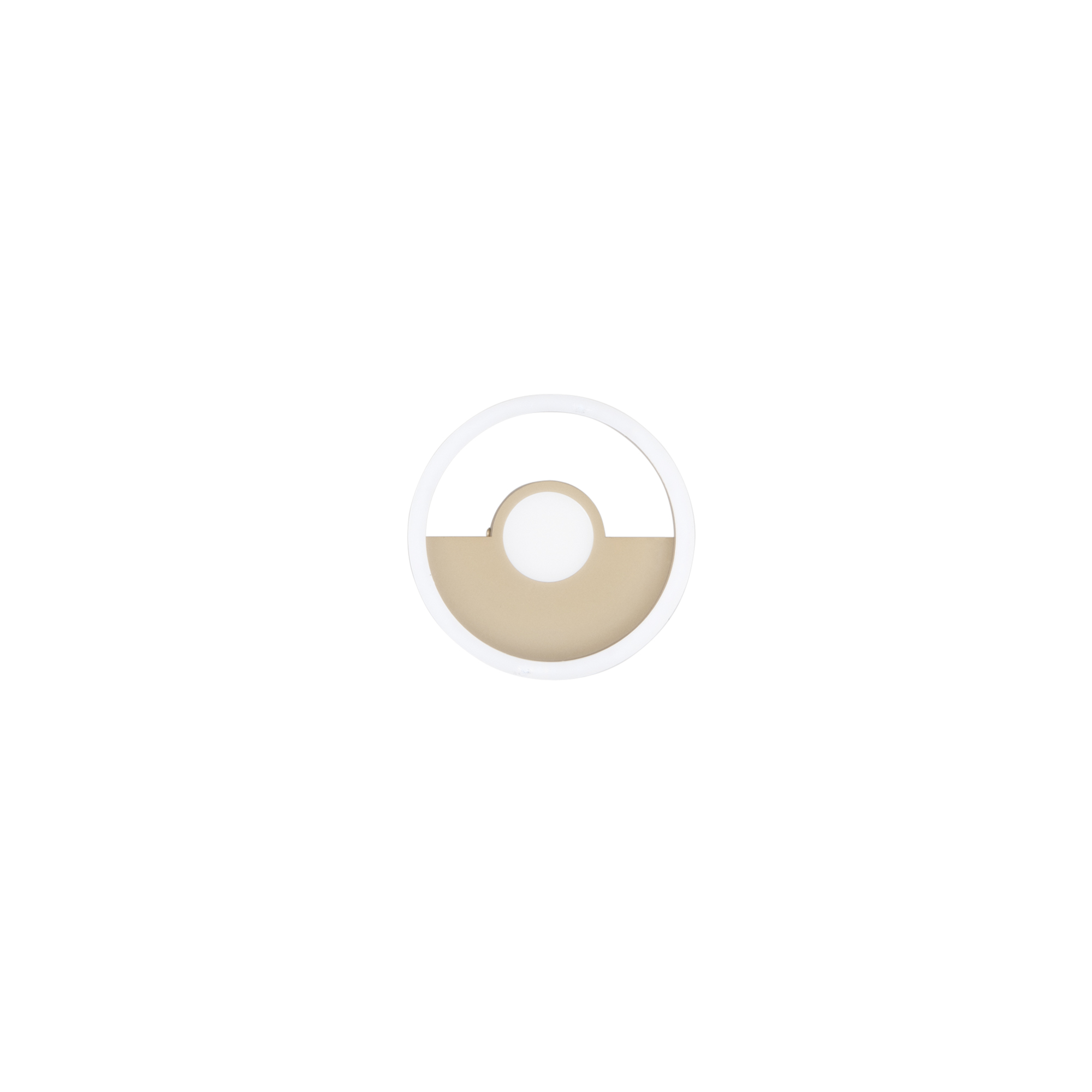 KANDINSKY LED ceiling light in gold metal Ø 20 cm - CCT - Luce Ambiente e Design