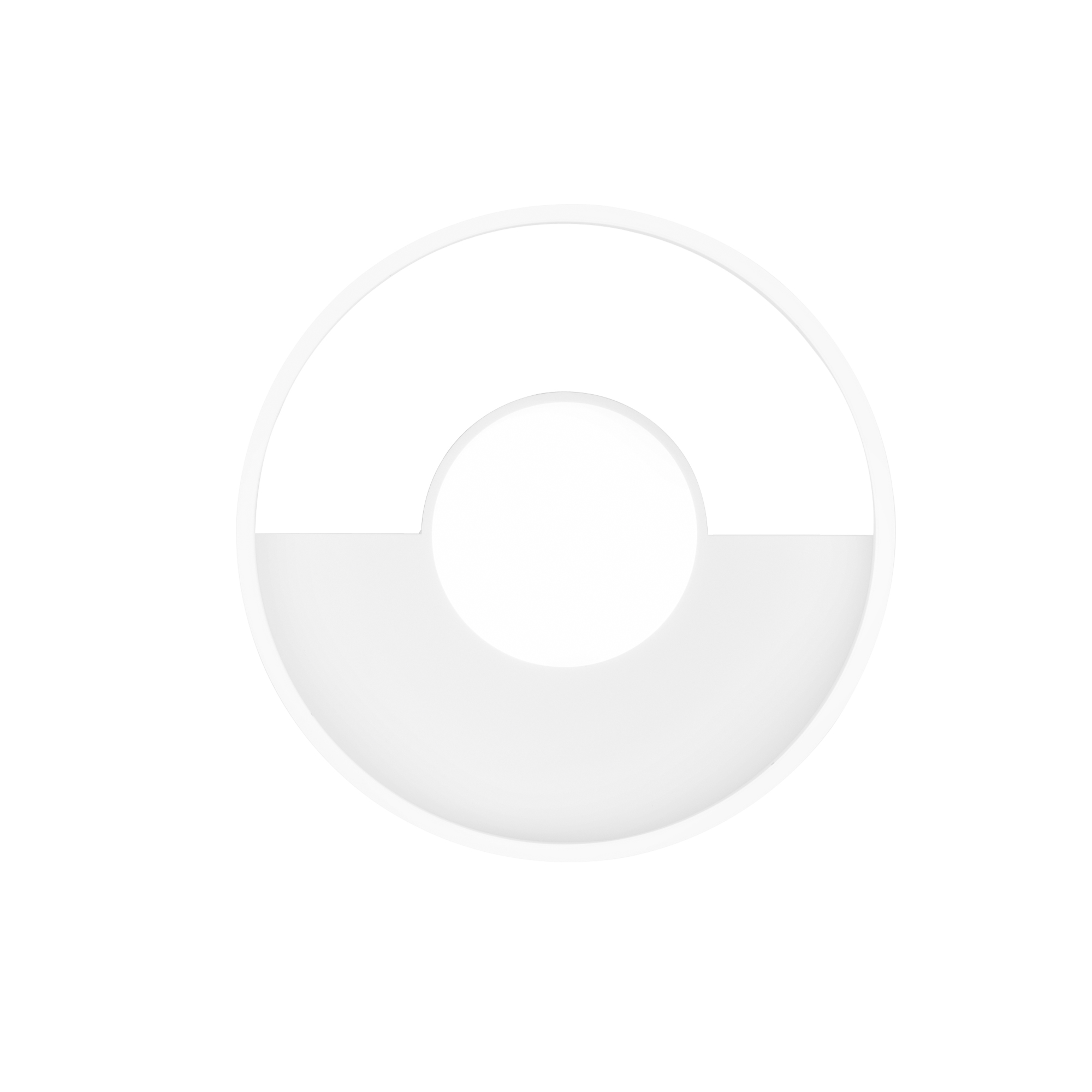 KANDINSKY LED ceiling light in white metal Ø 50 cm - CCT - Luce Ambiente e Design