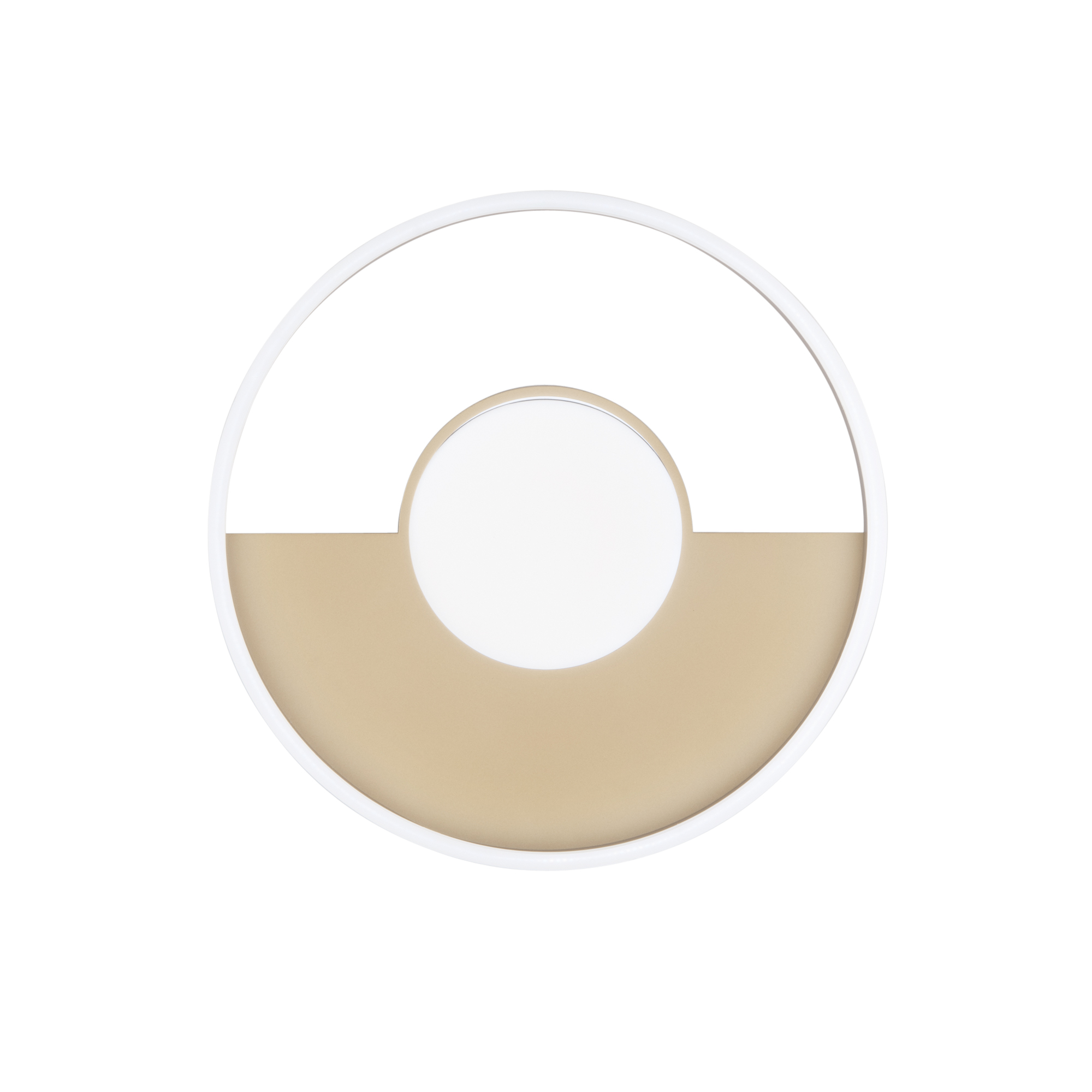 KANDINSKY LED ceiling light in gold metal Ø 50 cm - CCT - Luce Ambiente e Design