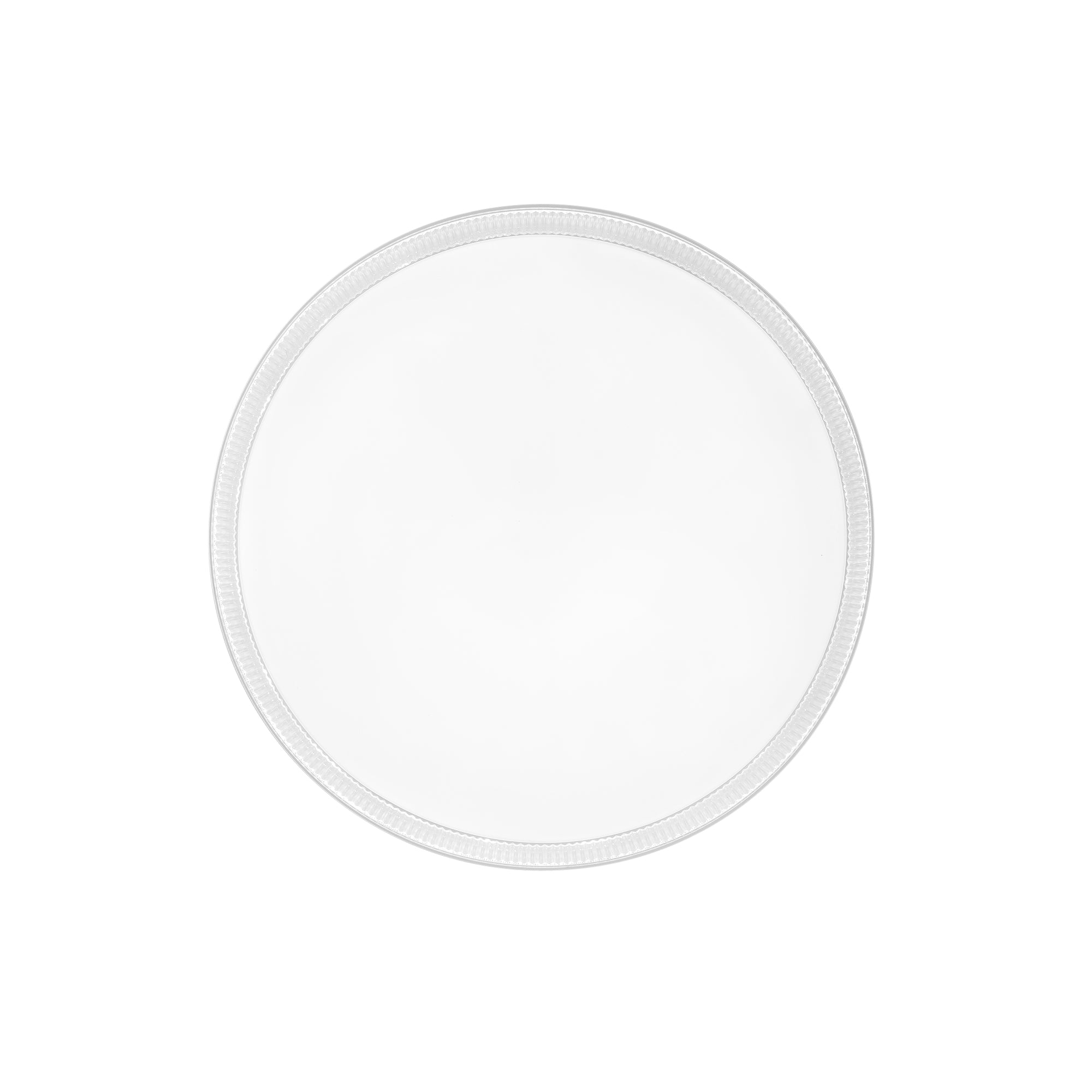 KAOS white LED ceiling light with diamond-cut edge - CCT Ø 50 cm - Luce Ambiente e Design