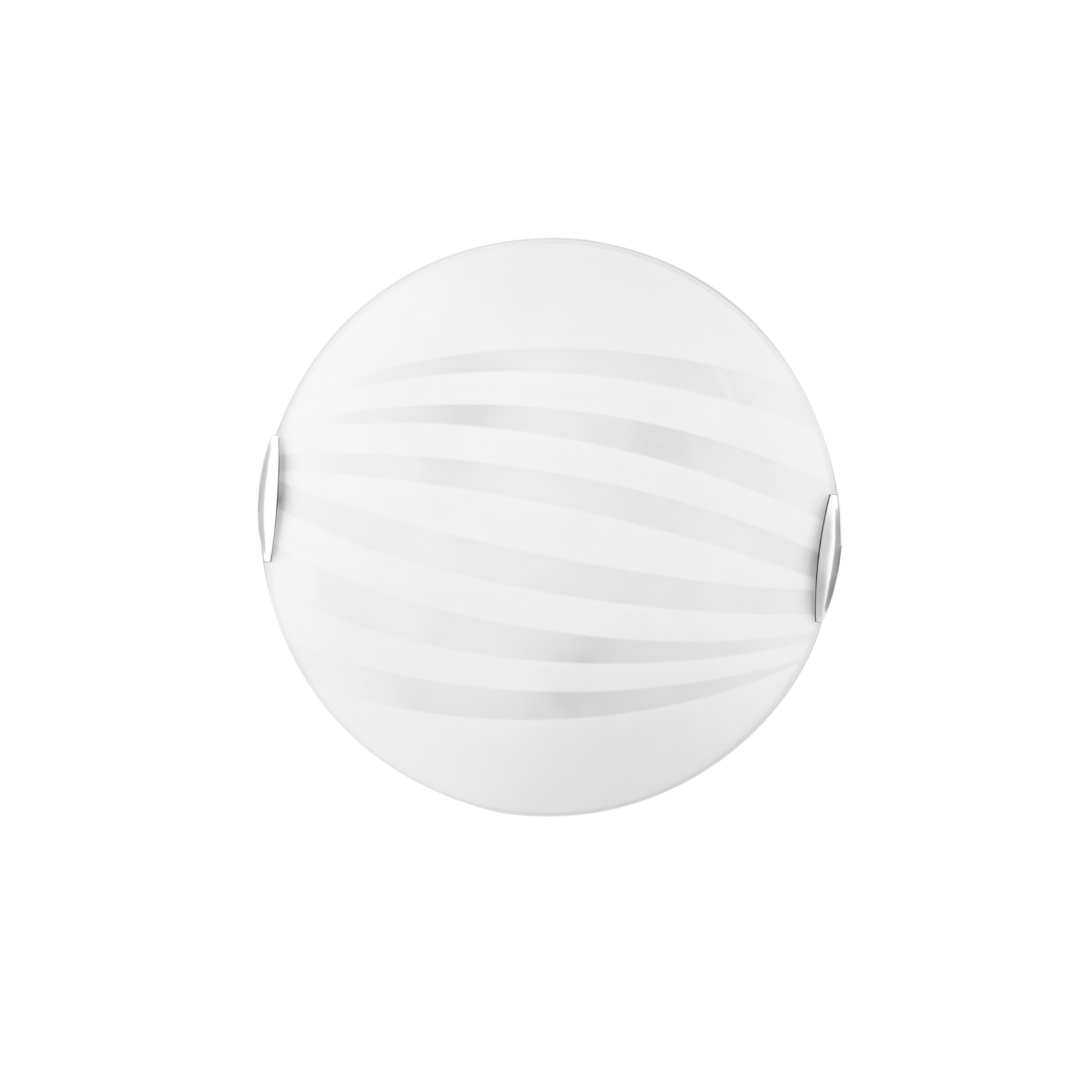 KUNA ceiling light in white glass Ø 30 cm - Luce Ambiente e Design