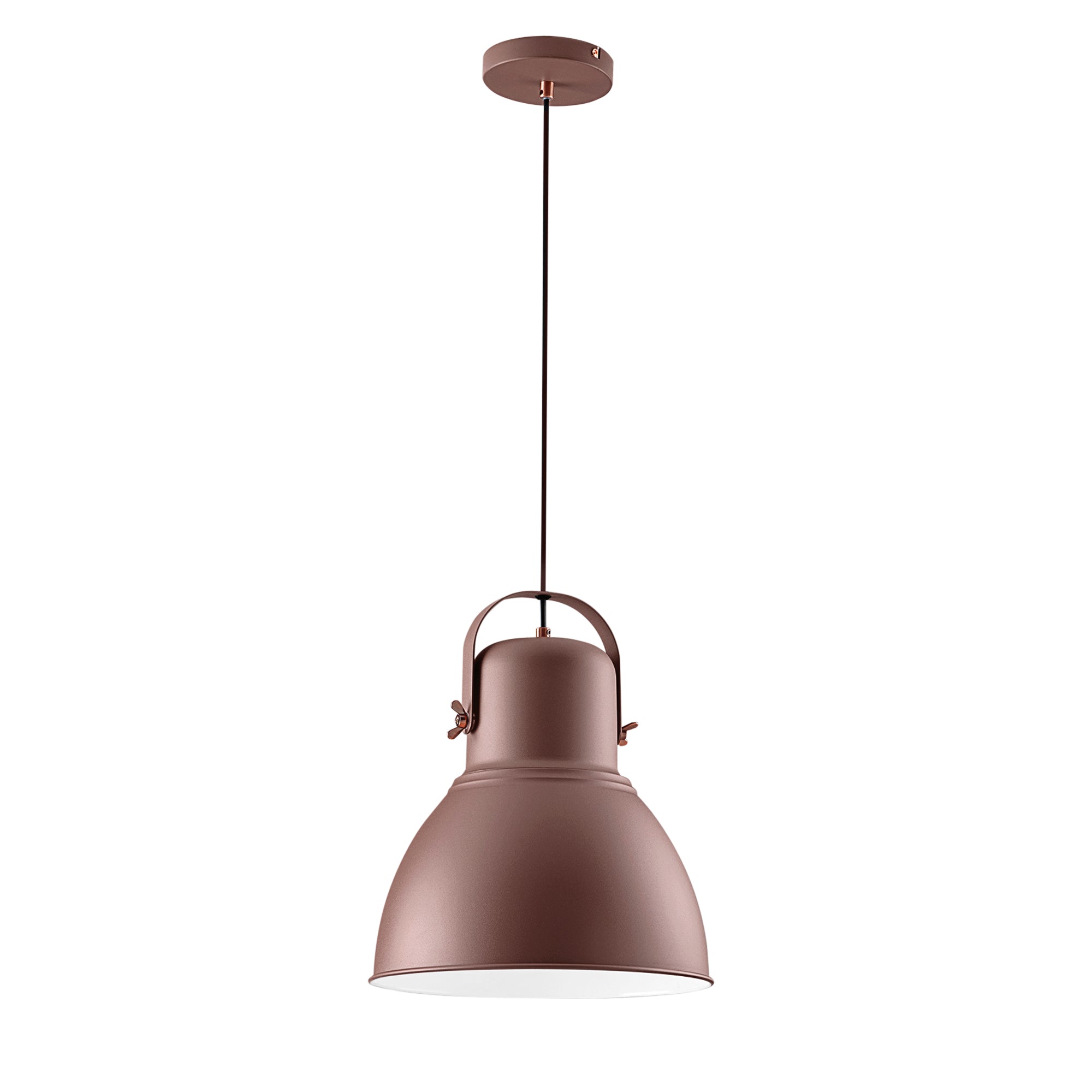 LEGEND pendant in bronze metal with copper finish single light - Luce Ambiente e Design