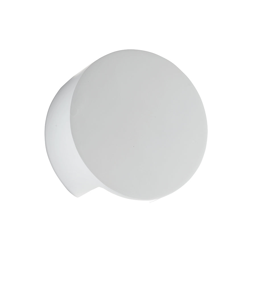 LEIRON wall light in paintable white plaster - Luce Ambiente e Design