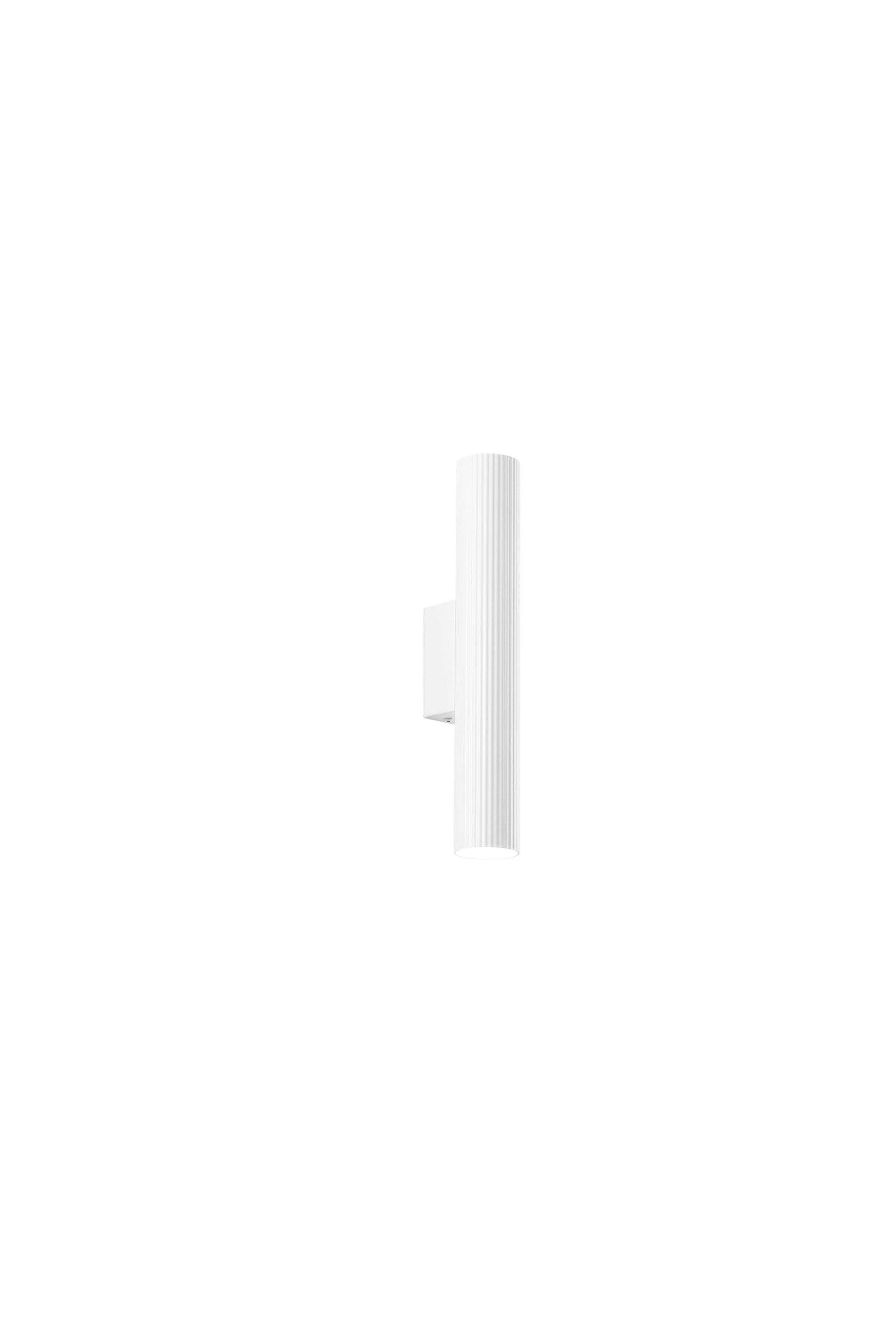 LORD wall light in white steel and aluminium with bidirectional light beam h 35 cm - Luce Ambiente e Design