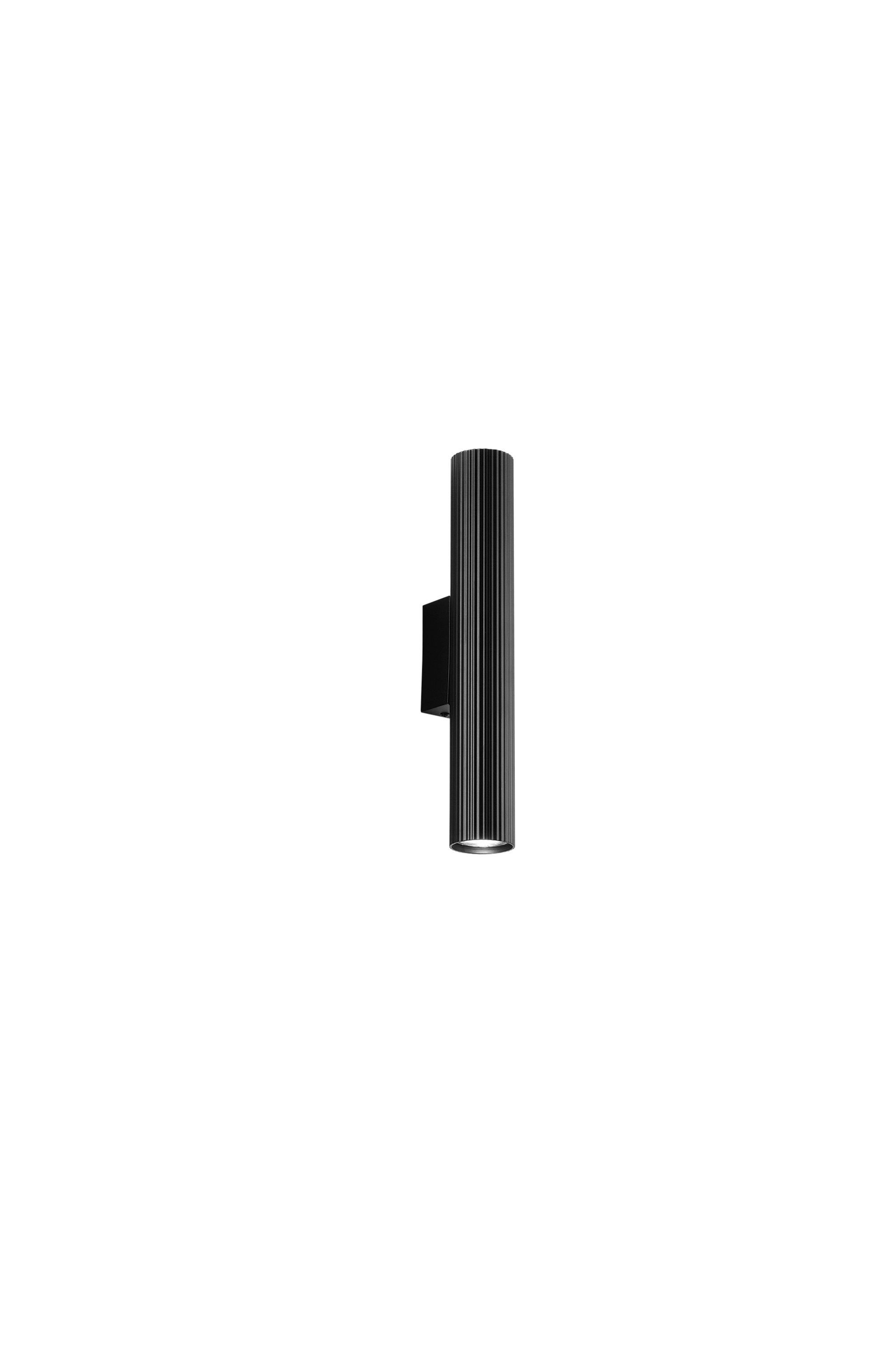 LORD wall light in black steel and aluminium with bidirectional light beam h 35 cm - Luce Ambiente e Design