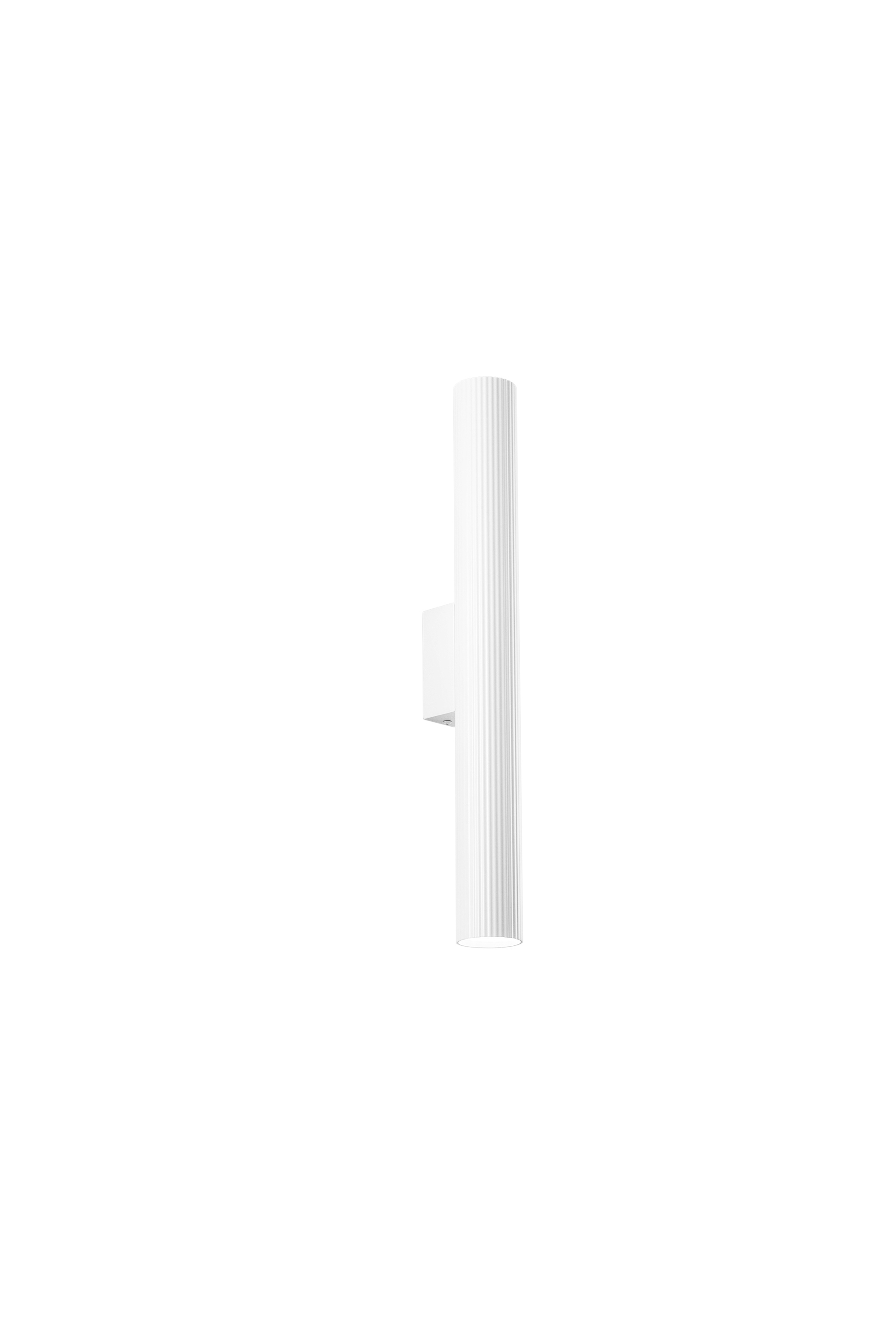 LORD wall light in white steel and aluminium with bidirectional light beam h 50 cm - Luce Ambiente e Design