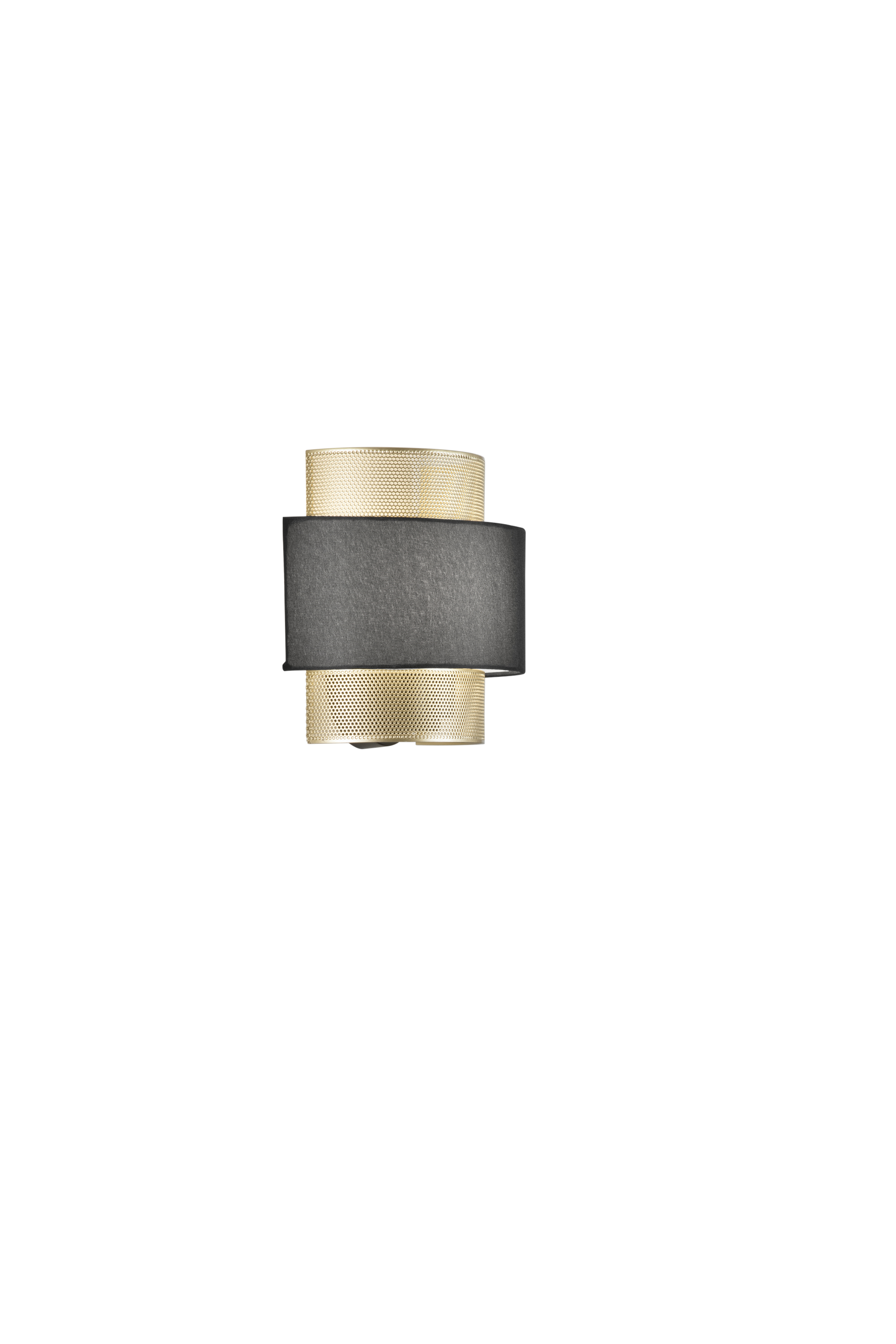 LOUNGE wall light in gold and black metal - Luce Ambiente e Design