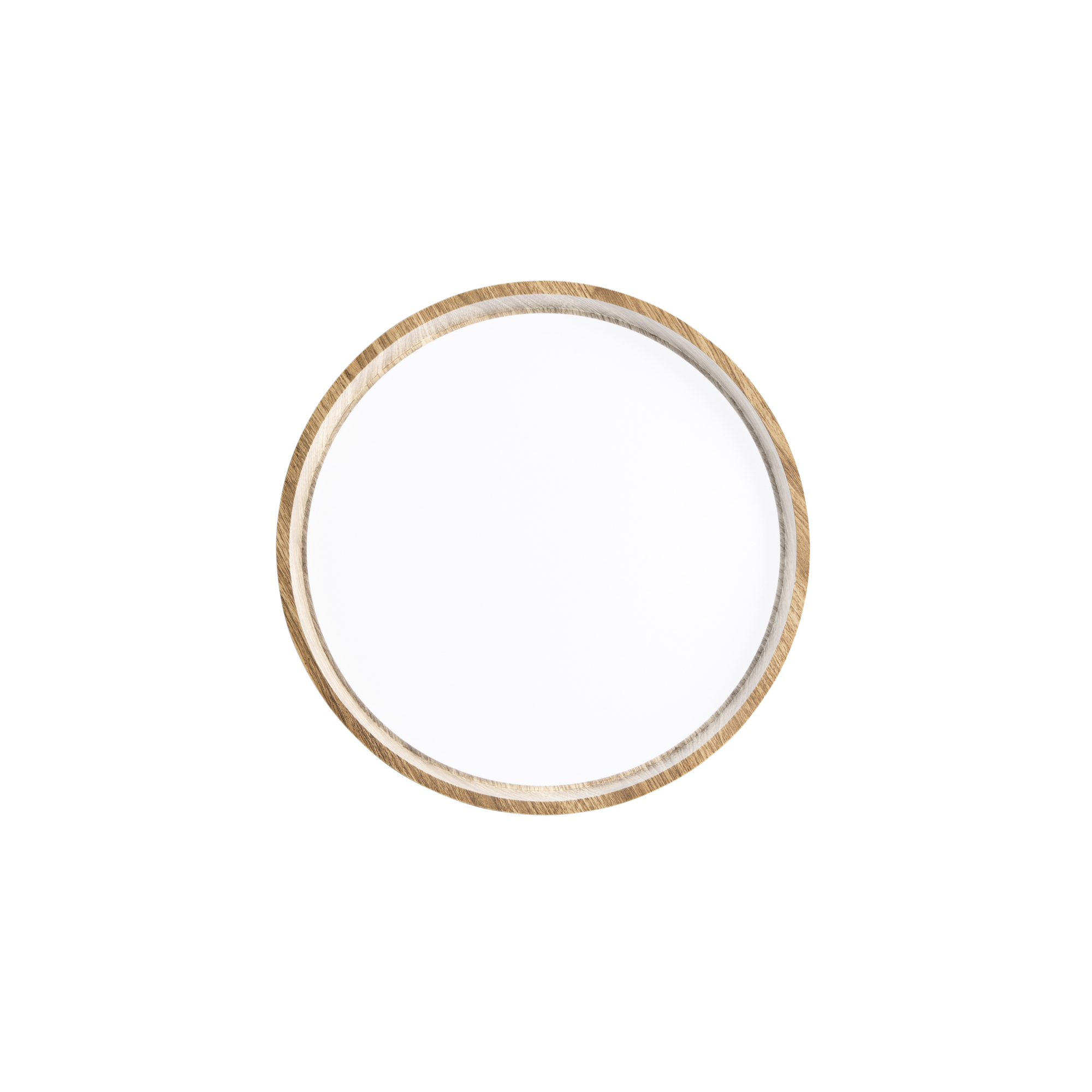 MADERA LED ceiling light in wood-effect metal, CCT 38 cm Ø - Luce Ambiente e Design