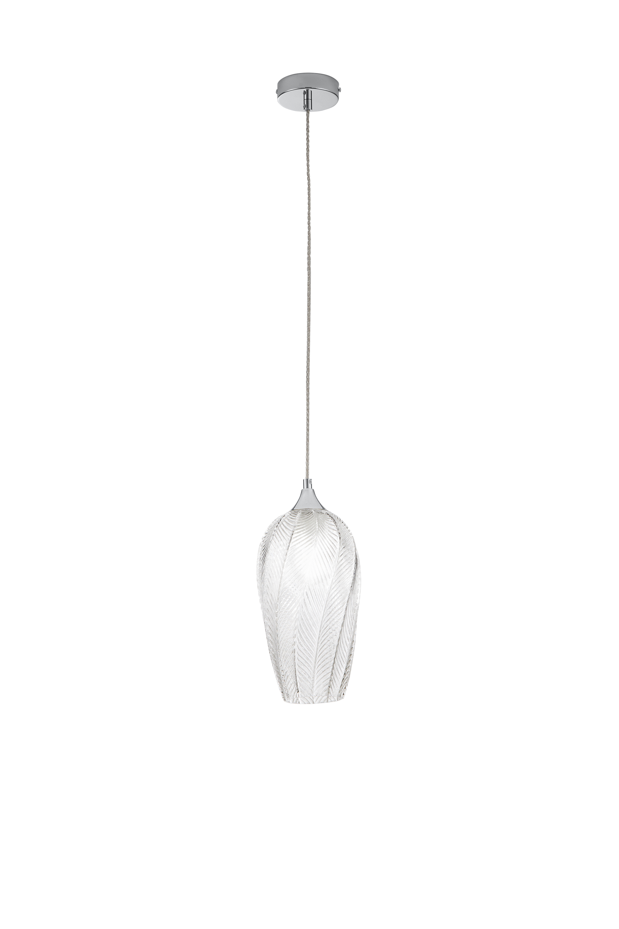 MAJESTY pendant in transparent glass 1 light - Luce Ambiente e Design