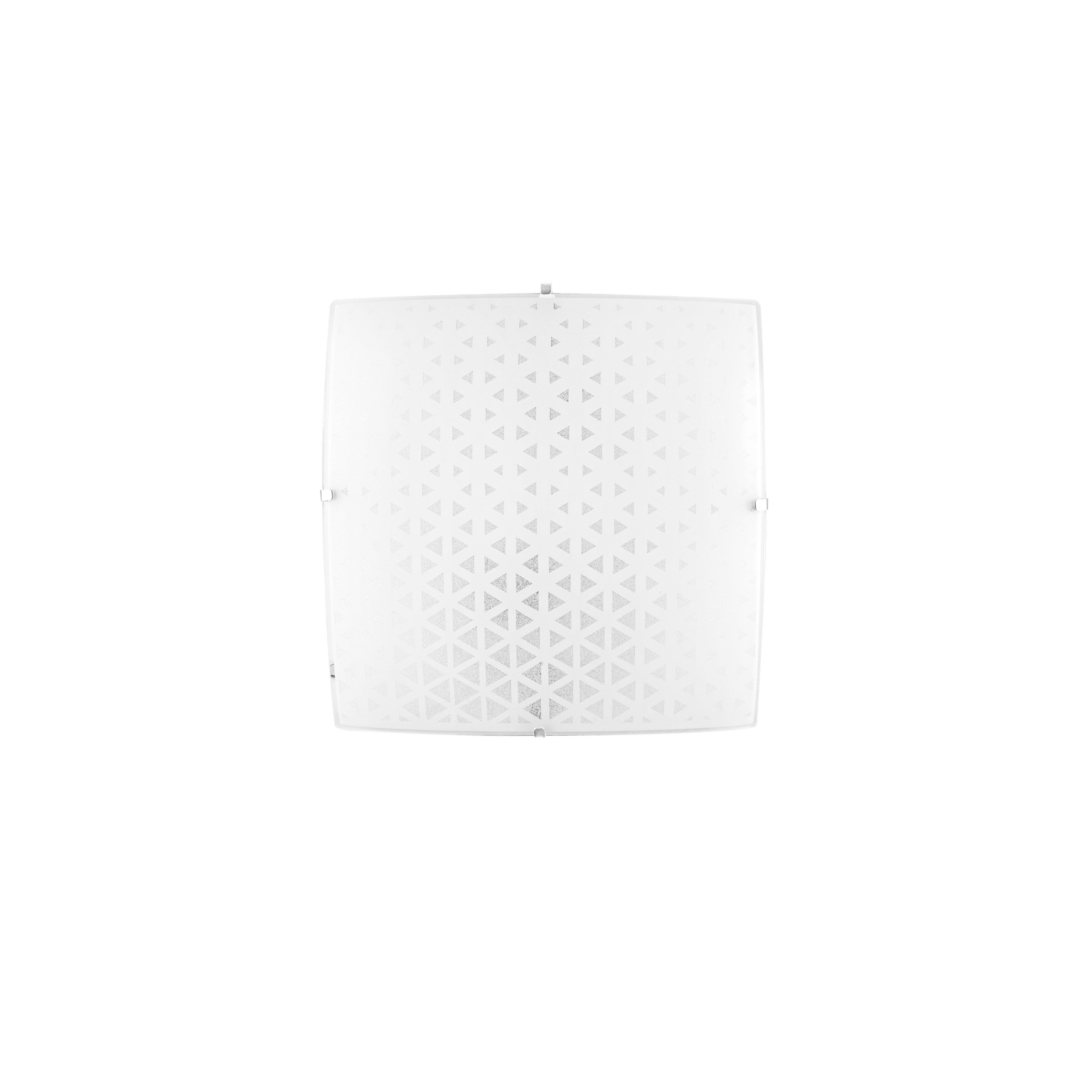MAORI ceiling light in white glass 30 x 30 cm - Luce Ambiente e Design