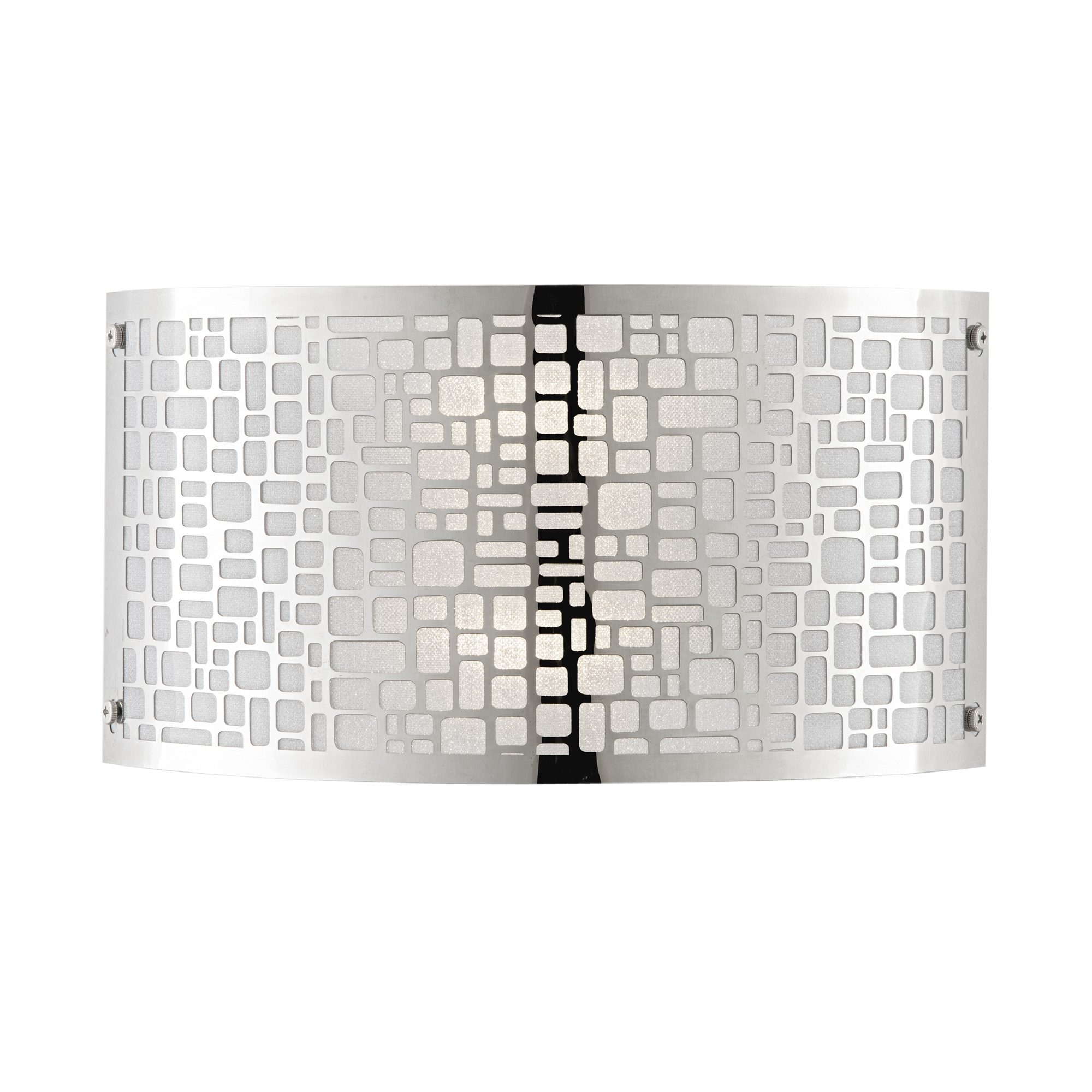 MAYA wall light in chrome steel with laser-cut decoration - Luce Ambiente e Design