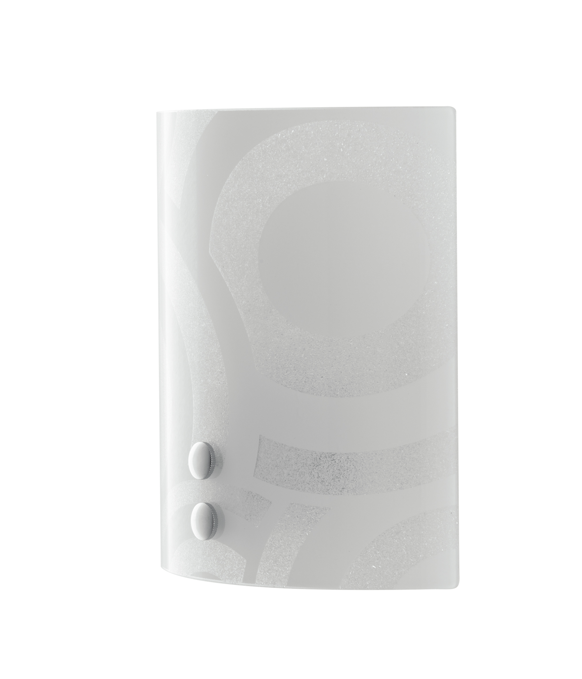 MIRO' square wall light in white glass 23 cm - Luce Ambiente e Design