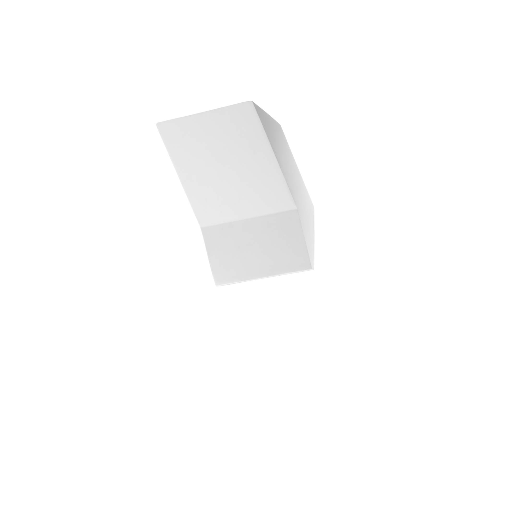 MONTBLANC white wall light in paintable plaster - Luce Ambiente e Design