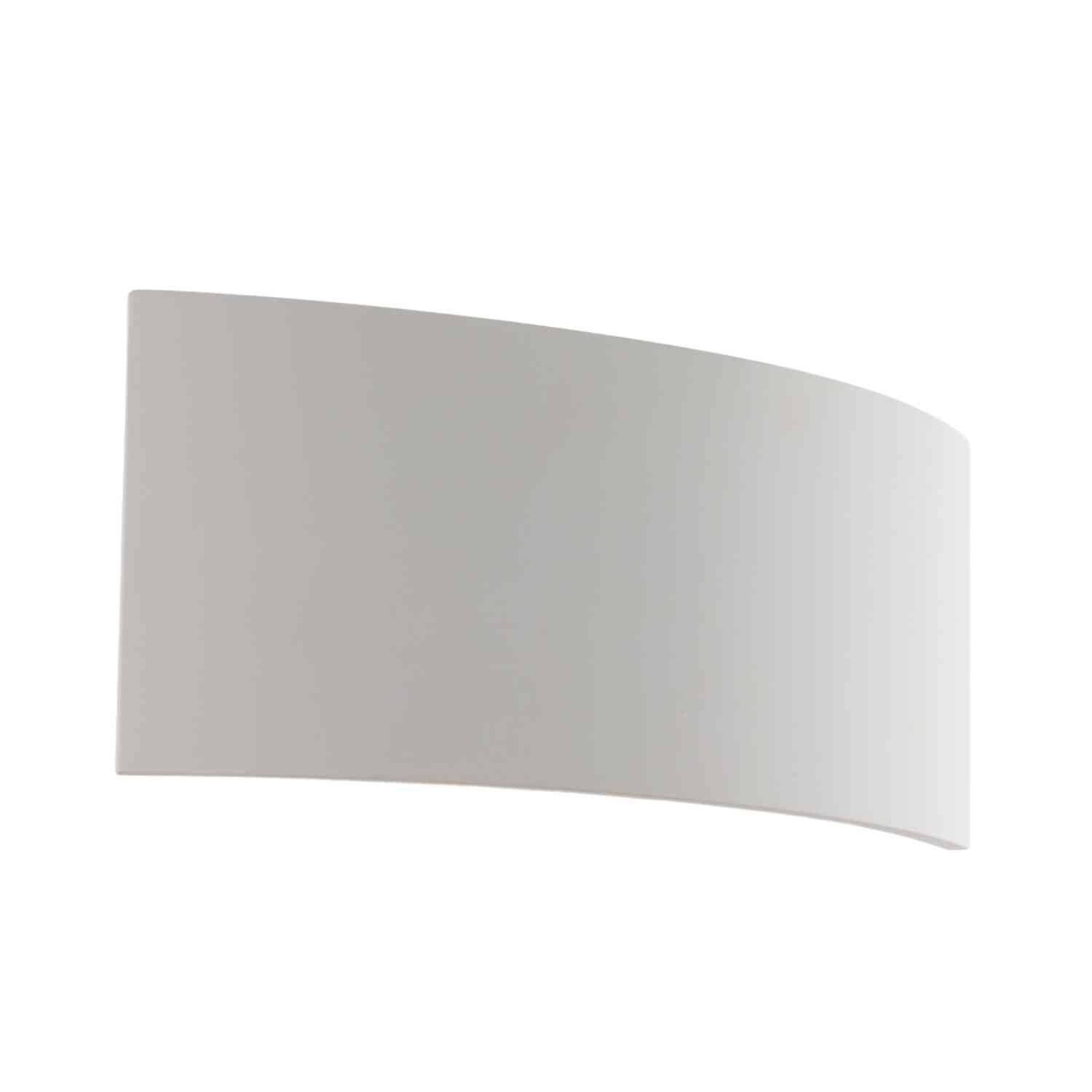 MOOD white up-and-down wall light in paintable plaster - Luce Ambiente e Design