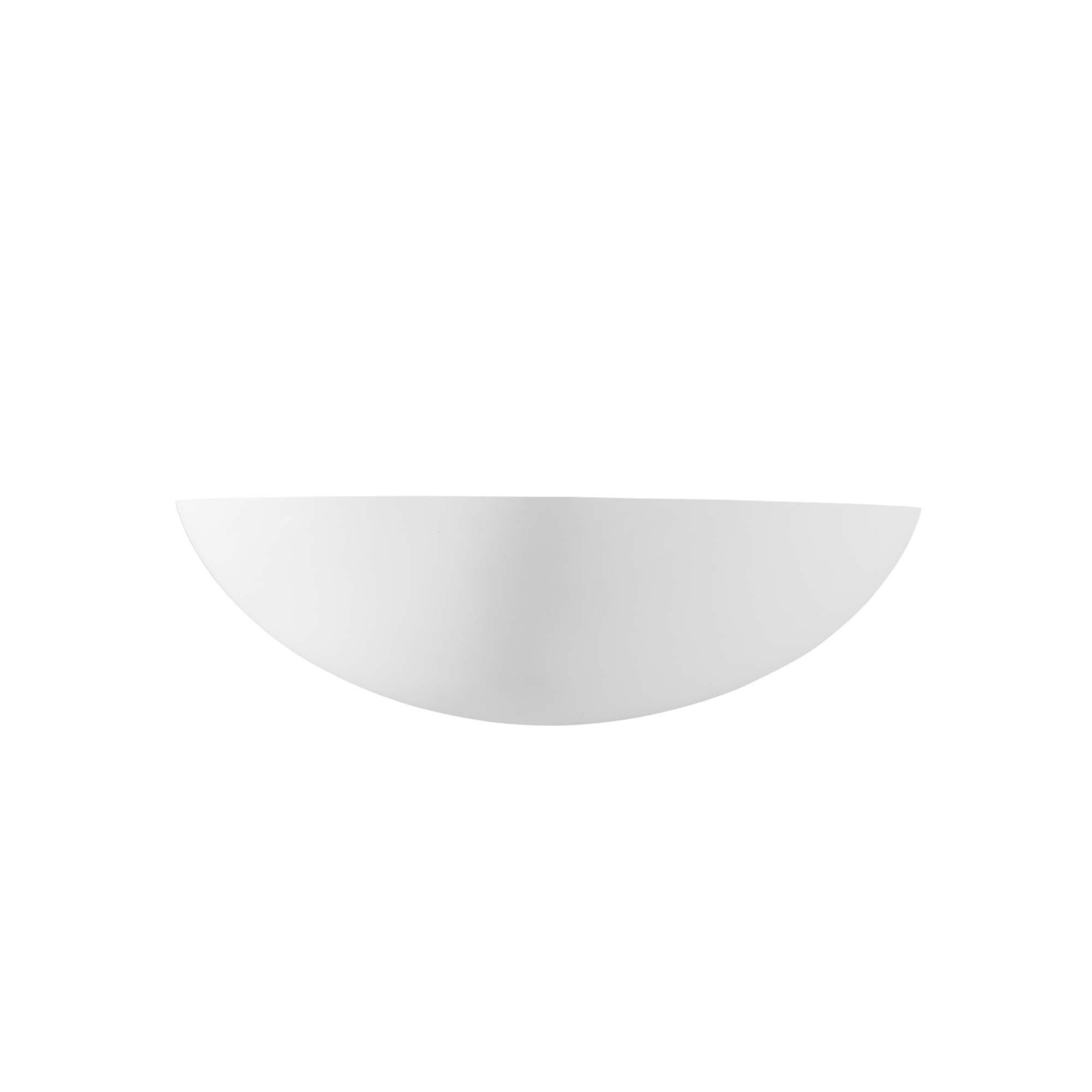 MORITZ wall light in paintable white plaster 31 cm - Luce Ambiente e Design