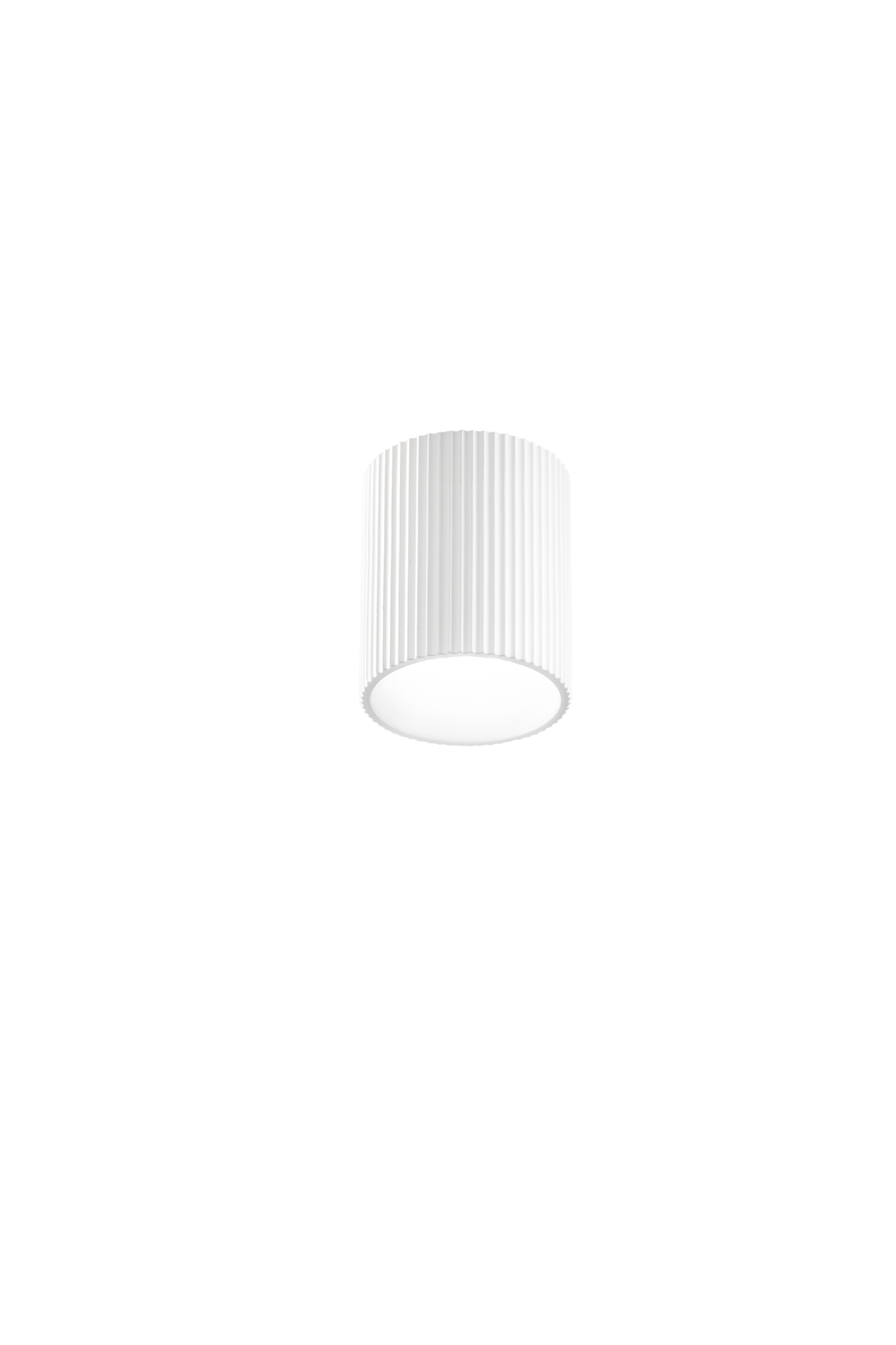 Naos round wall light in paintable plaster Ø 13 cm - Luce Ambiente e Design