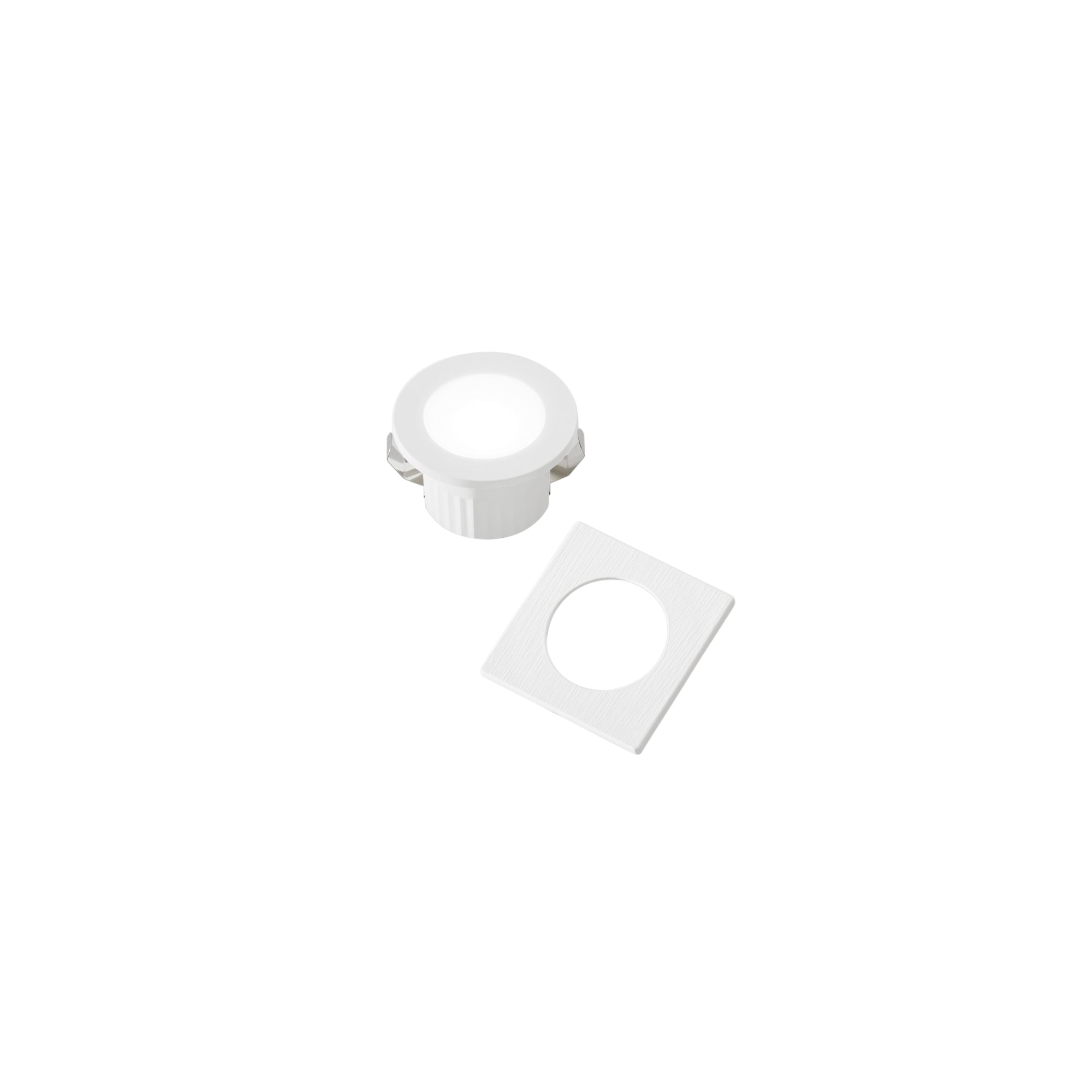 DAMA white LED recessed spotlight with double trim included 3W natural light (4000K) - Intec