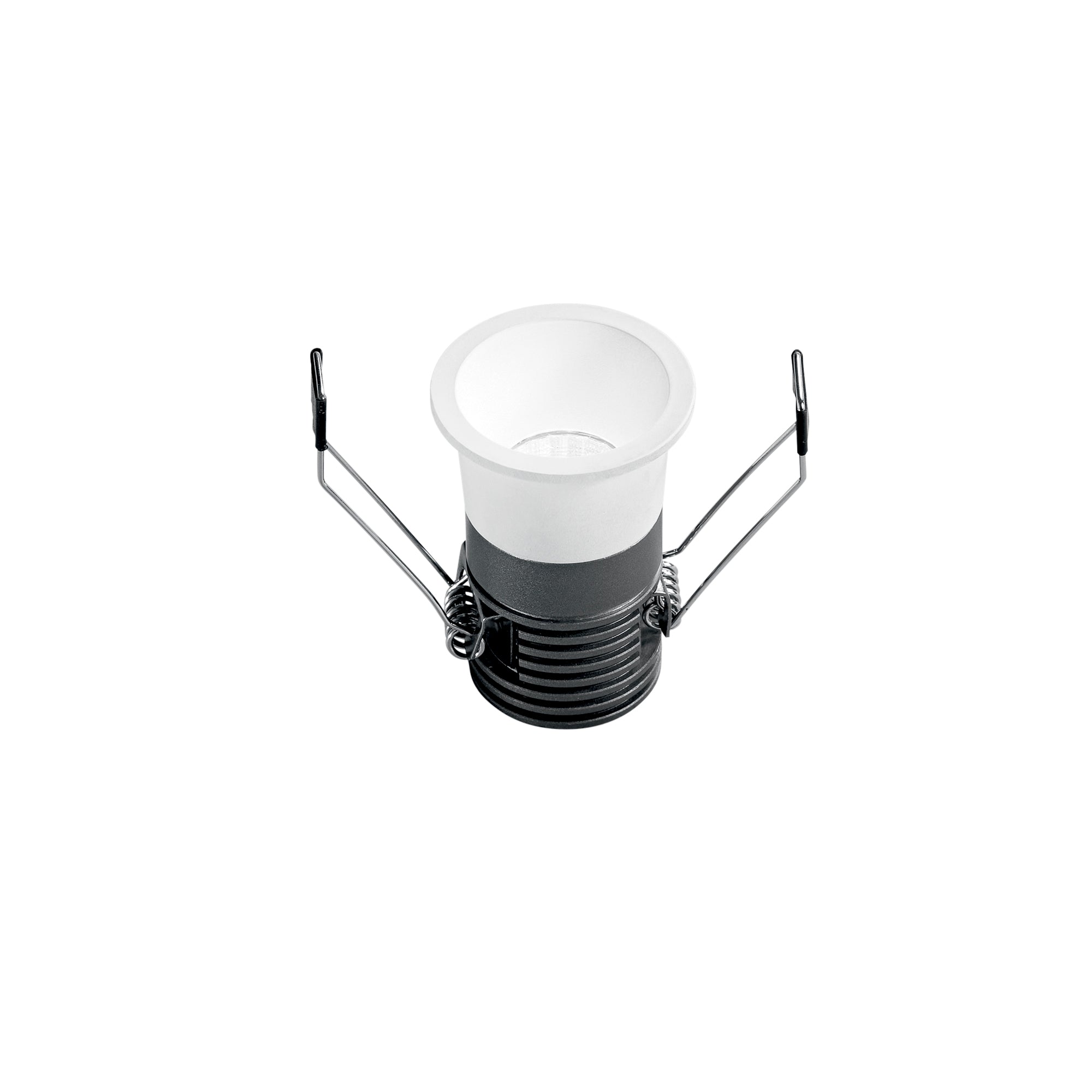 DOT LED recessed spotlight in white aluminum 5W with CCT - Intec