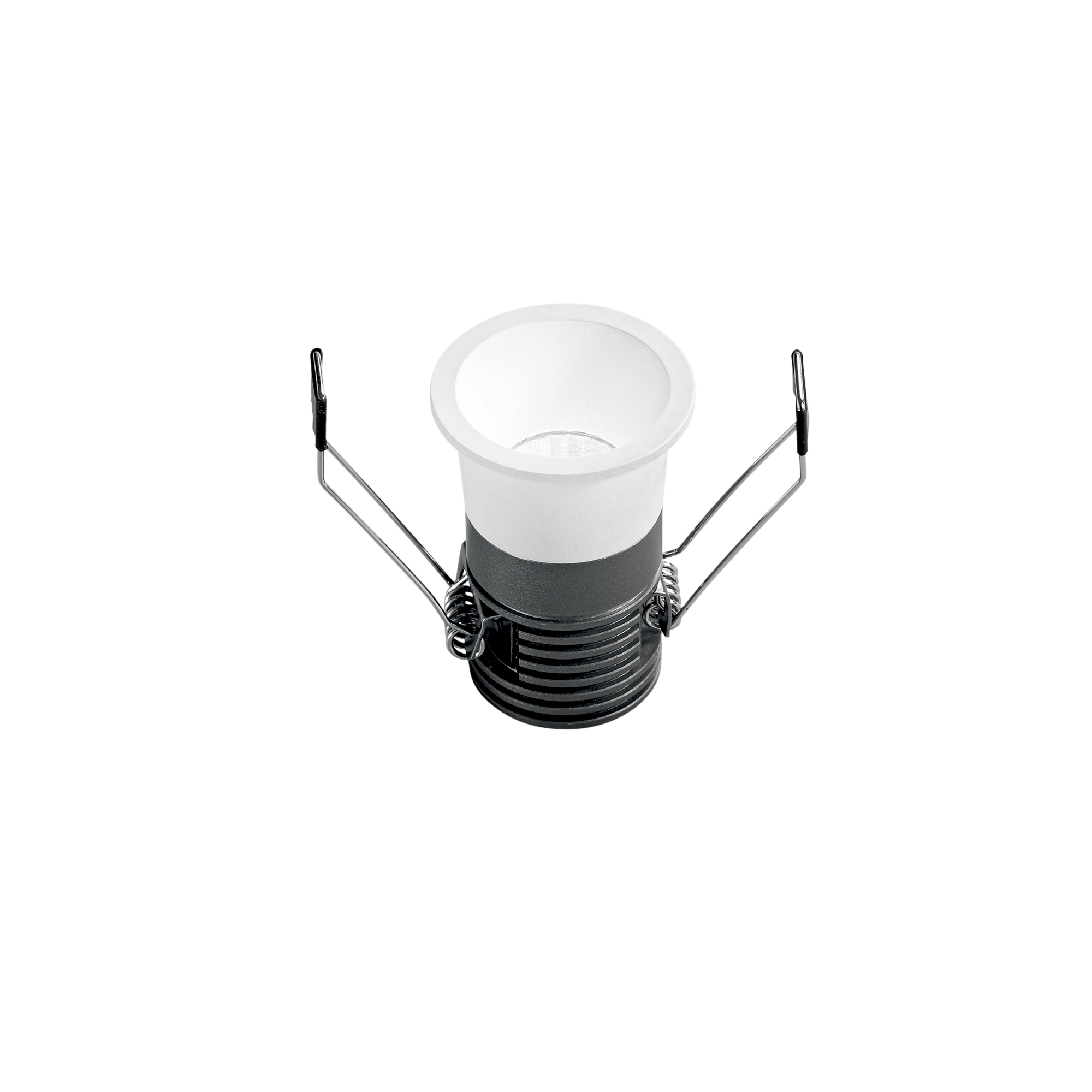 DOT LED recessed spotlight in white aluminum 5W with CCT and DALI preparation - Intec