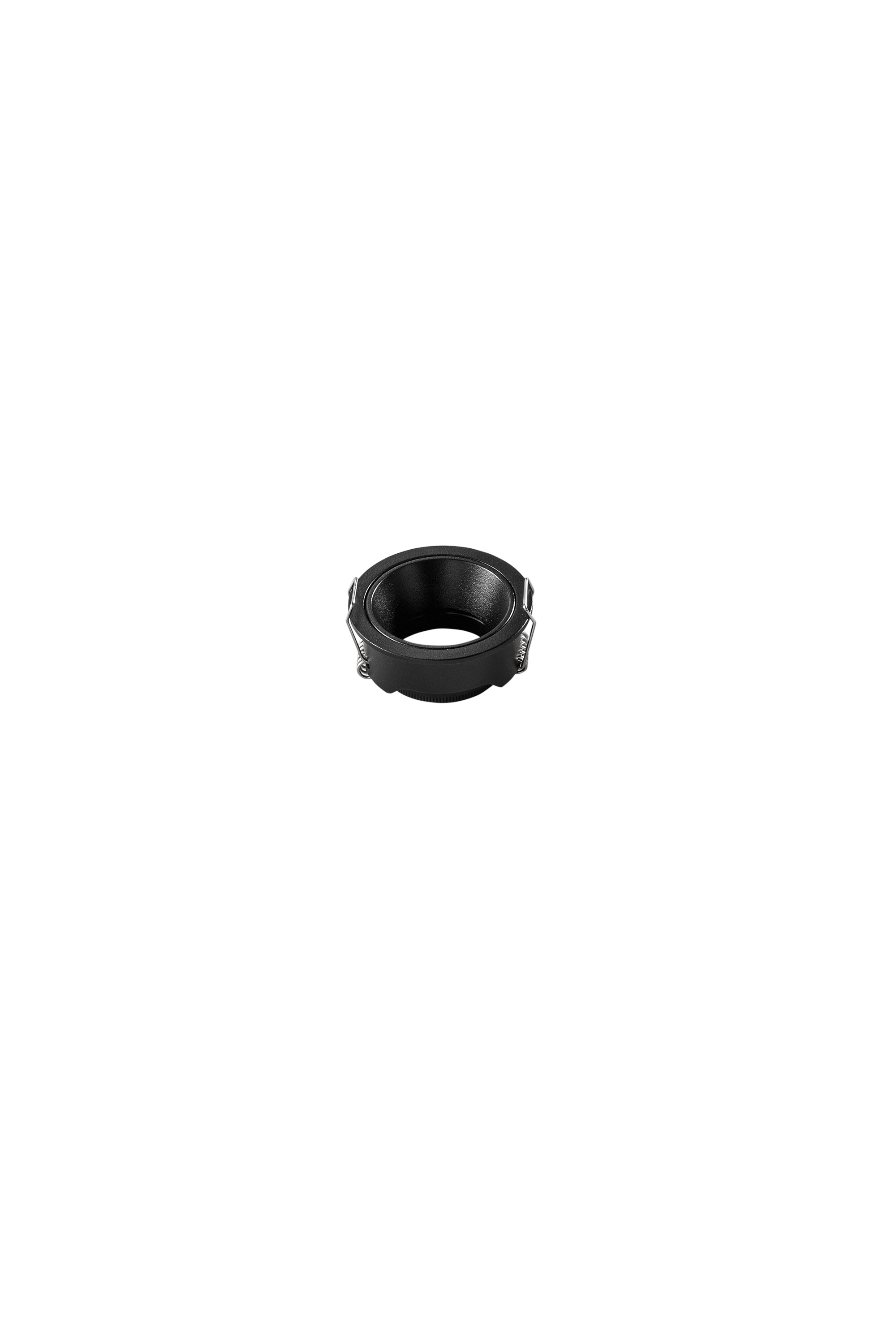 Eleven recessed with round structure in black aluminum - INTEC