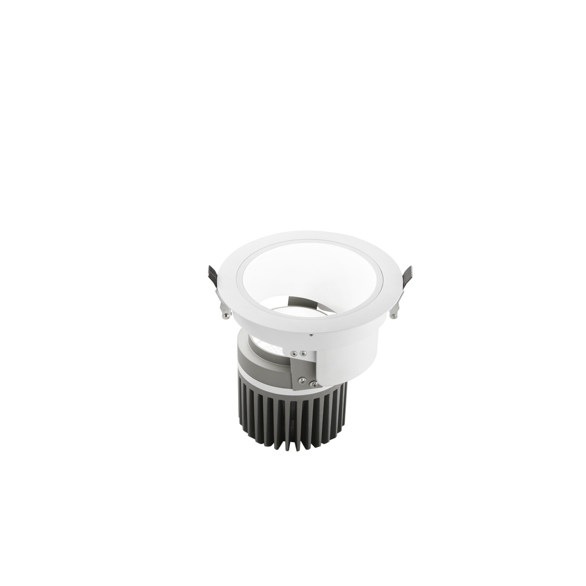 Elite anti-glare recessed spotlight with aluminum structure 45W - Adjustable spot, CCT - INTEC