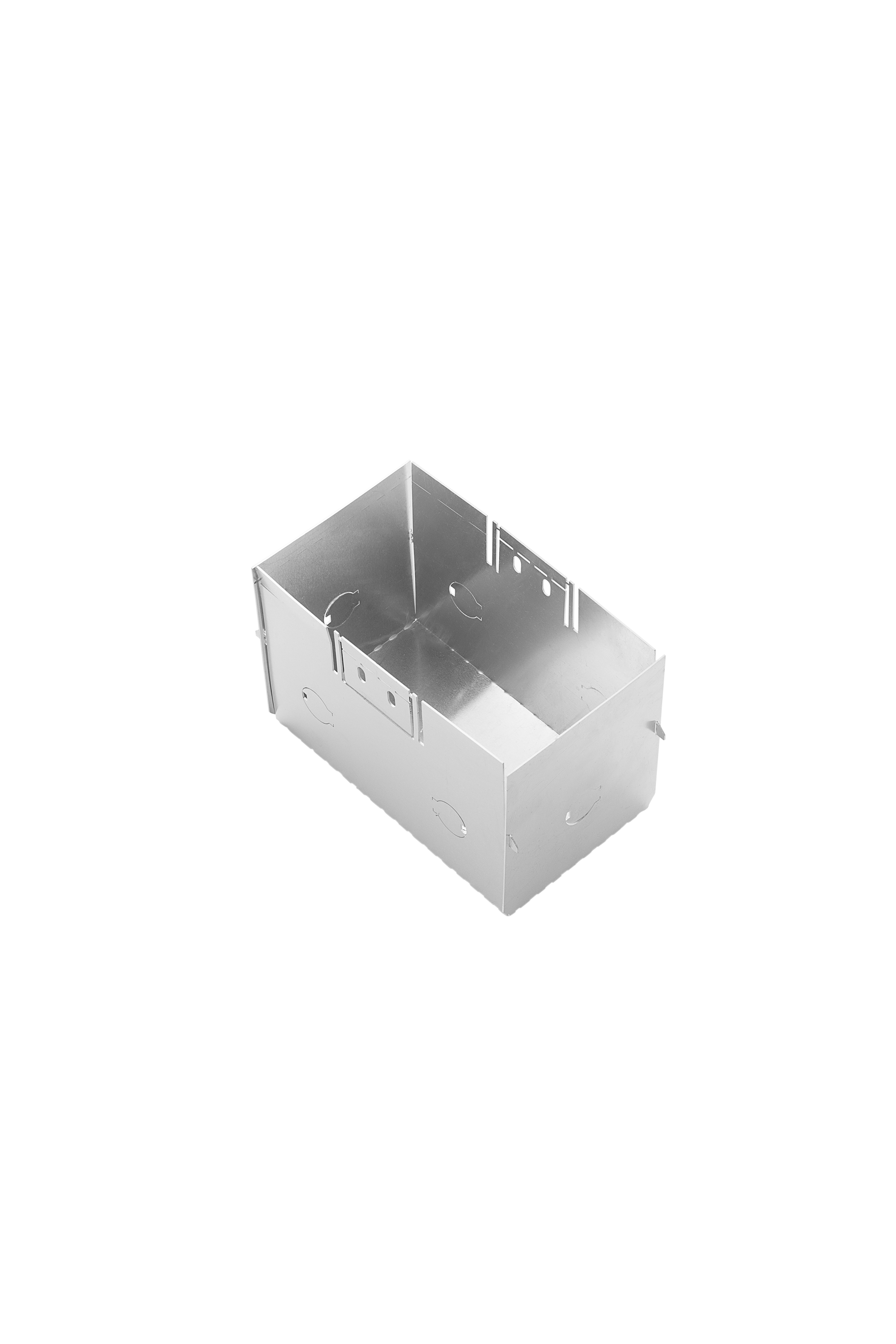 Aluminum junction box for Estro recessed installation fixed to masonry - INTEC