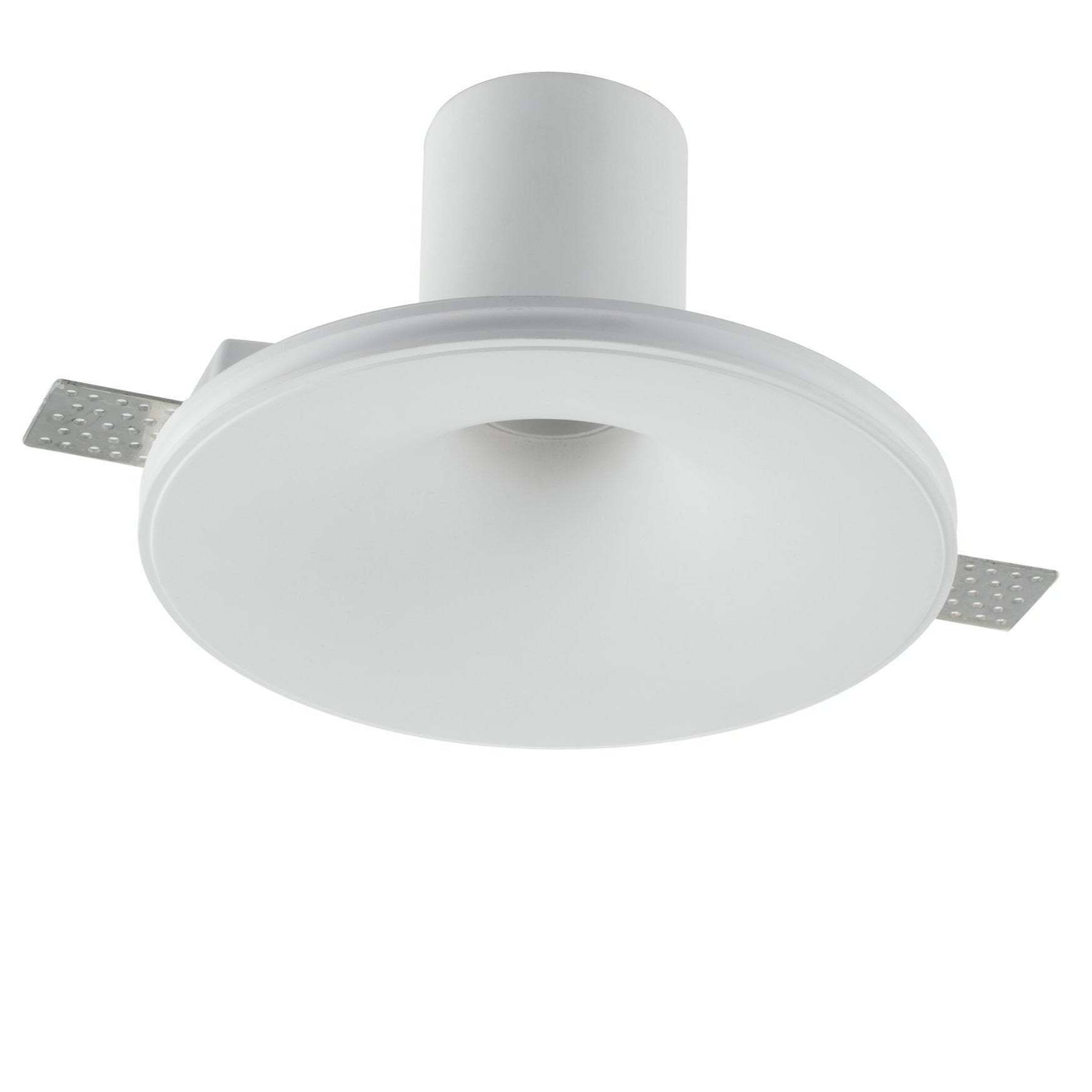 EVA recessed spotlight in paintable white plaster - Intec