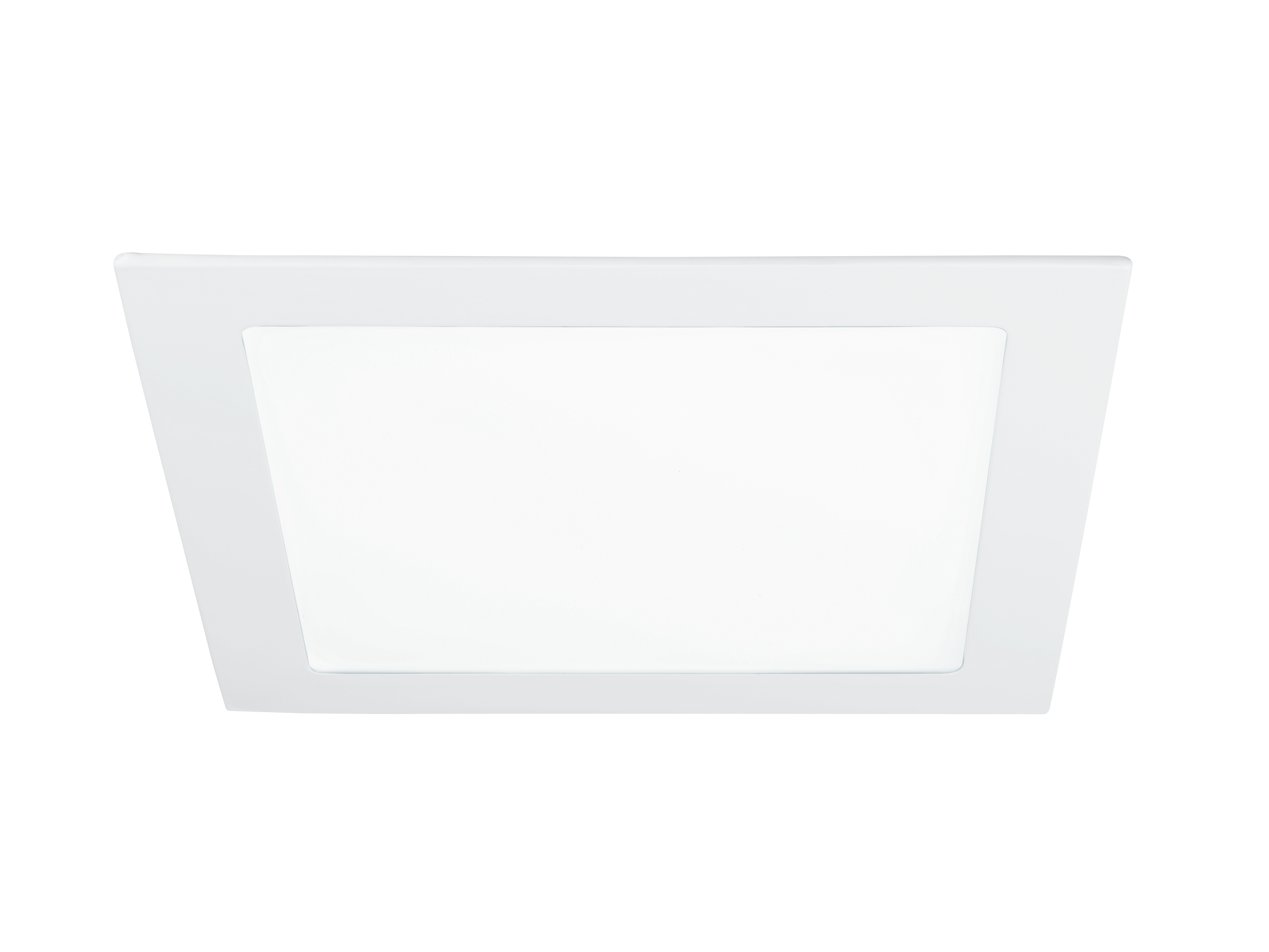 FLAP ultra-slim matte white LED recessed spotlight 18W 6500K - Intec