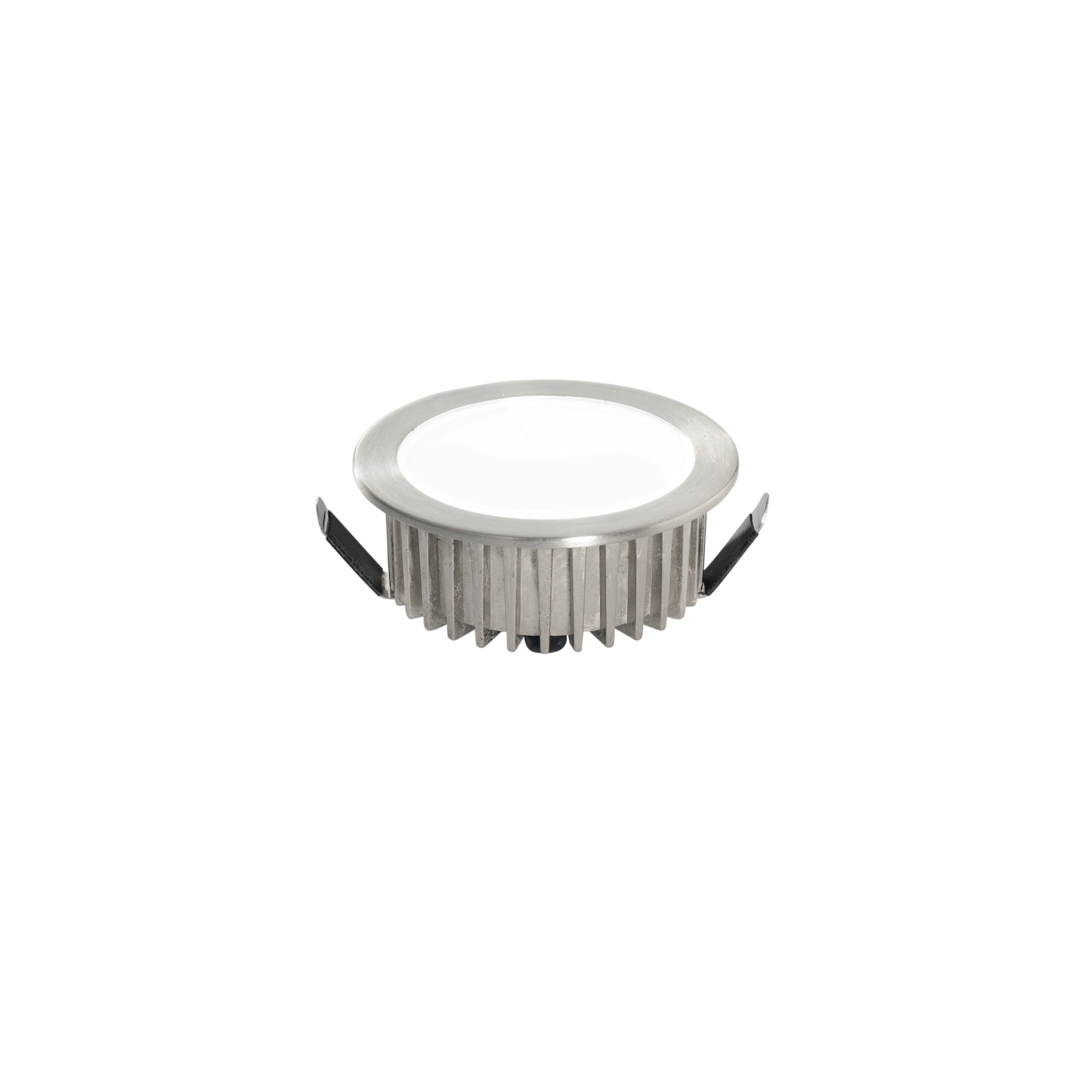 FUSION LED recessed spotlight in nickel aluminum 4000K - Intec