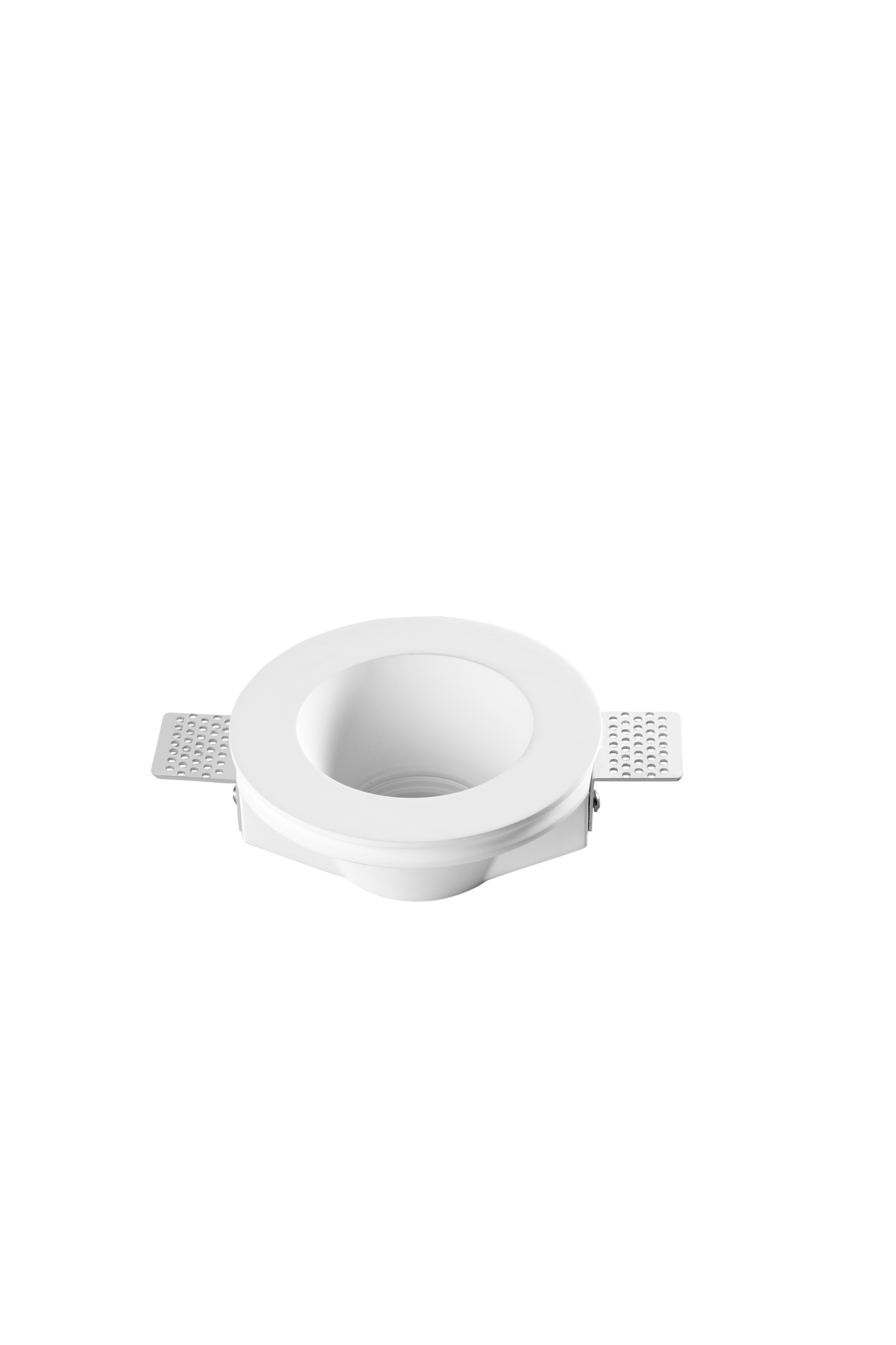 GHOST round recessed in paintable white plaster - INTEC