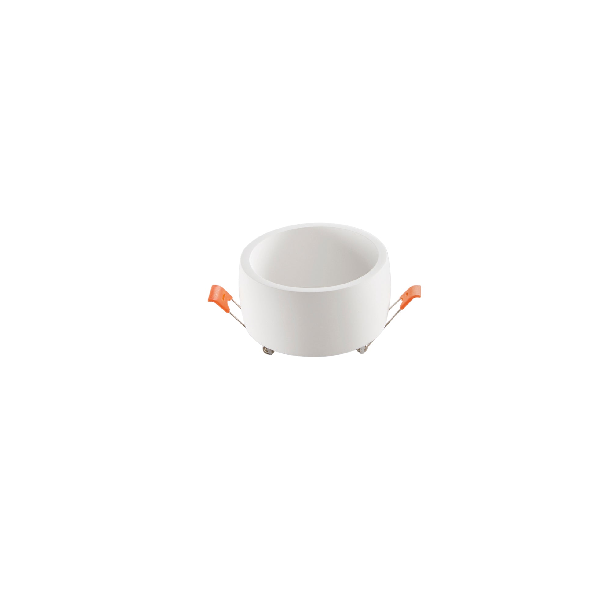 GOBLET round recessed spotlight in paintable white plaster - Intec