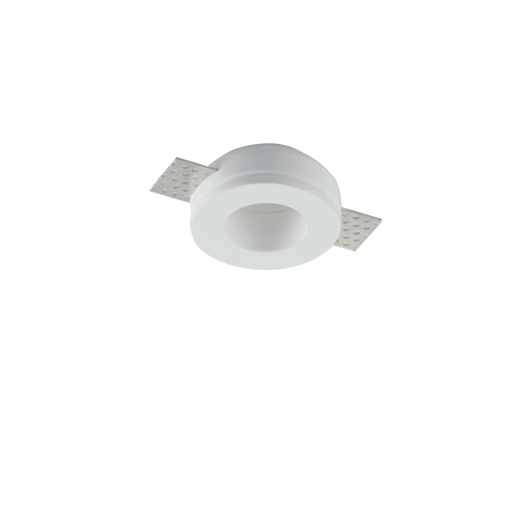 MINI round recessed fitting in white plaster 1 x MINI GU10 - Intec