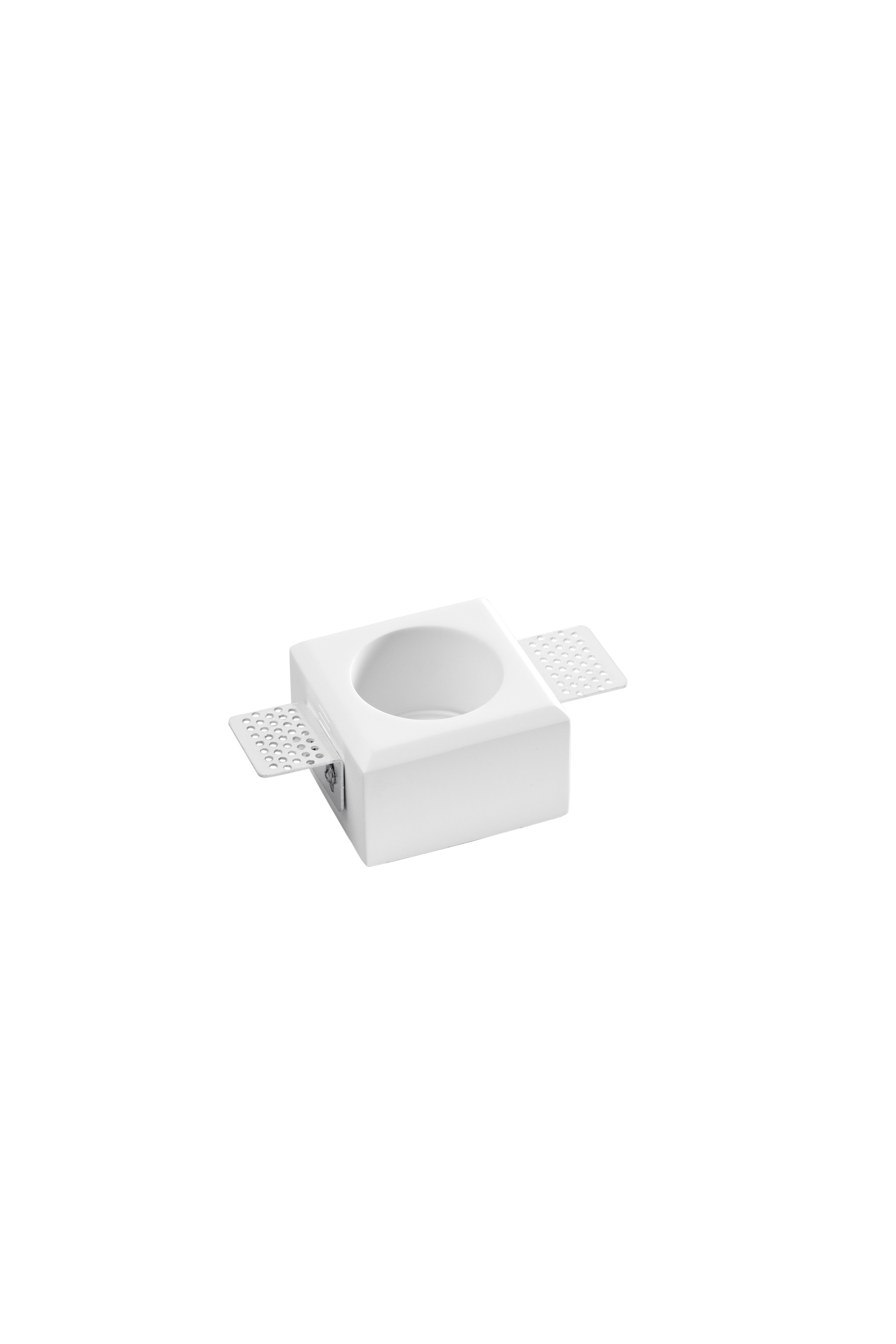 Modus recessed fitting in white plaster 1 x MINI GU10 - INTEC