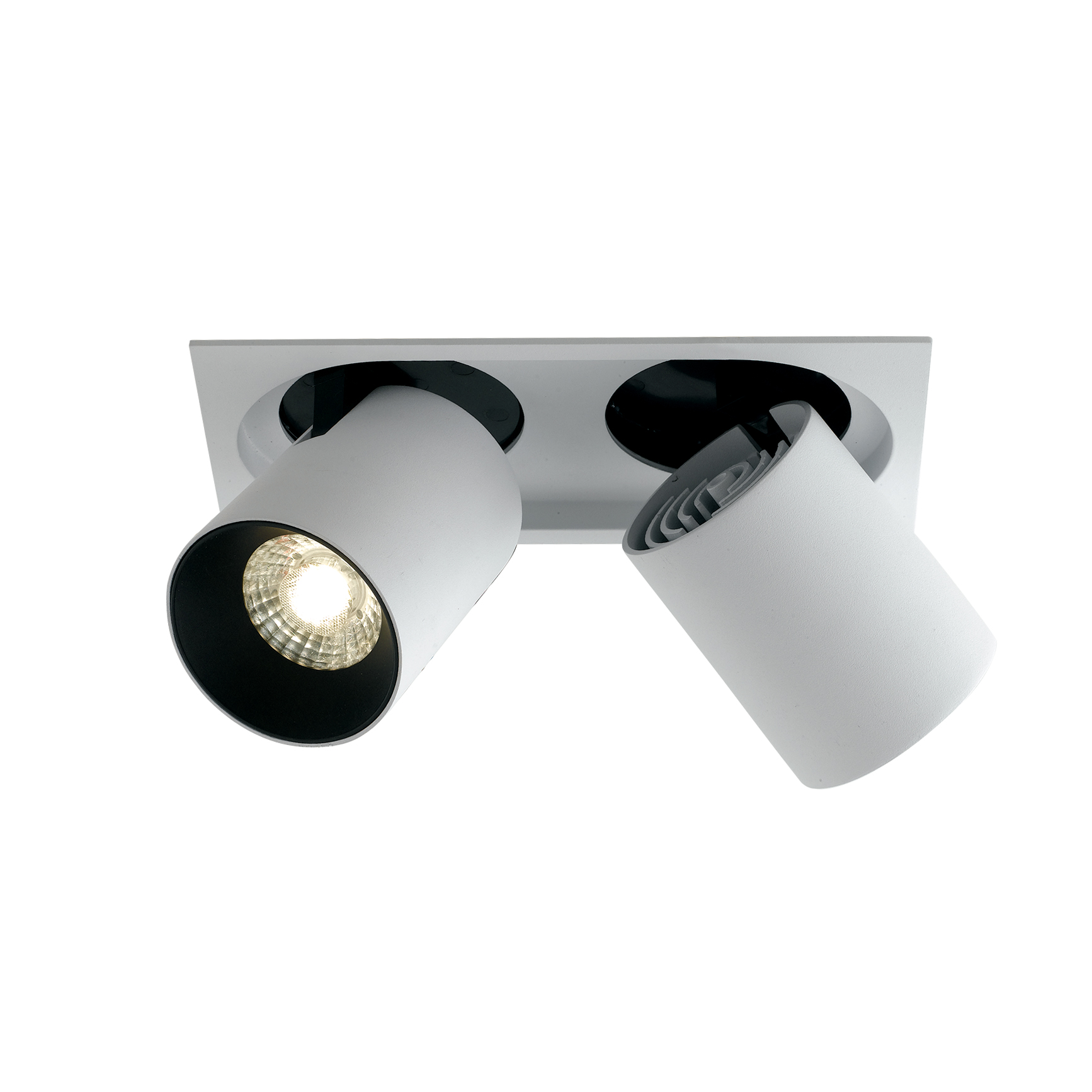 OUTSIDER LED recessed spotlight pull-out and adjustable 2 x 15 W - 3000K - Intec