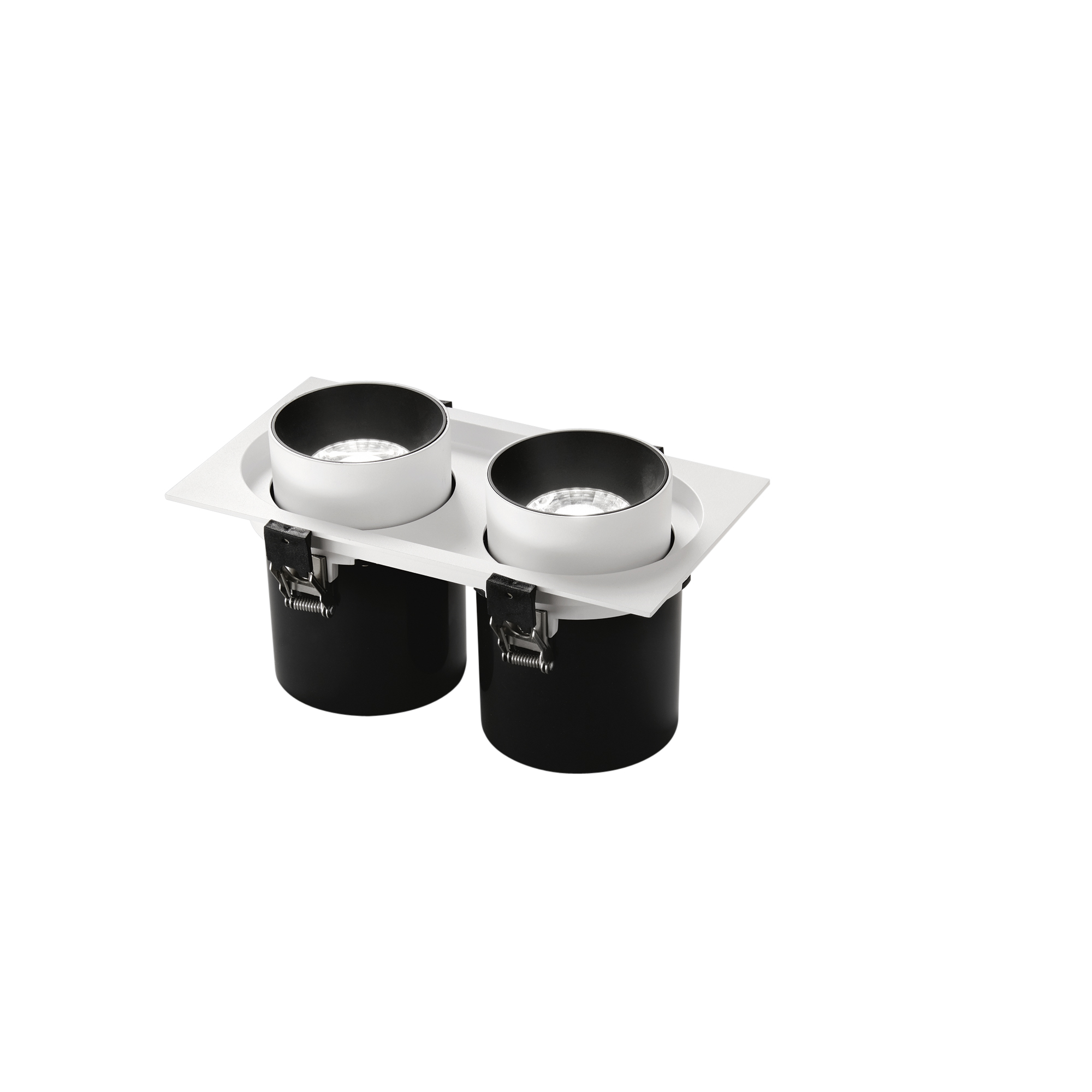 OUTSIDER LED recessed spotlight pull-out and adjustable 2 x 30 W - 3000K - Intec