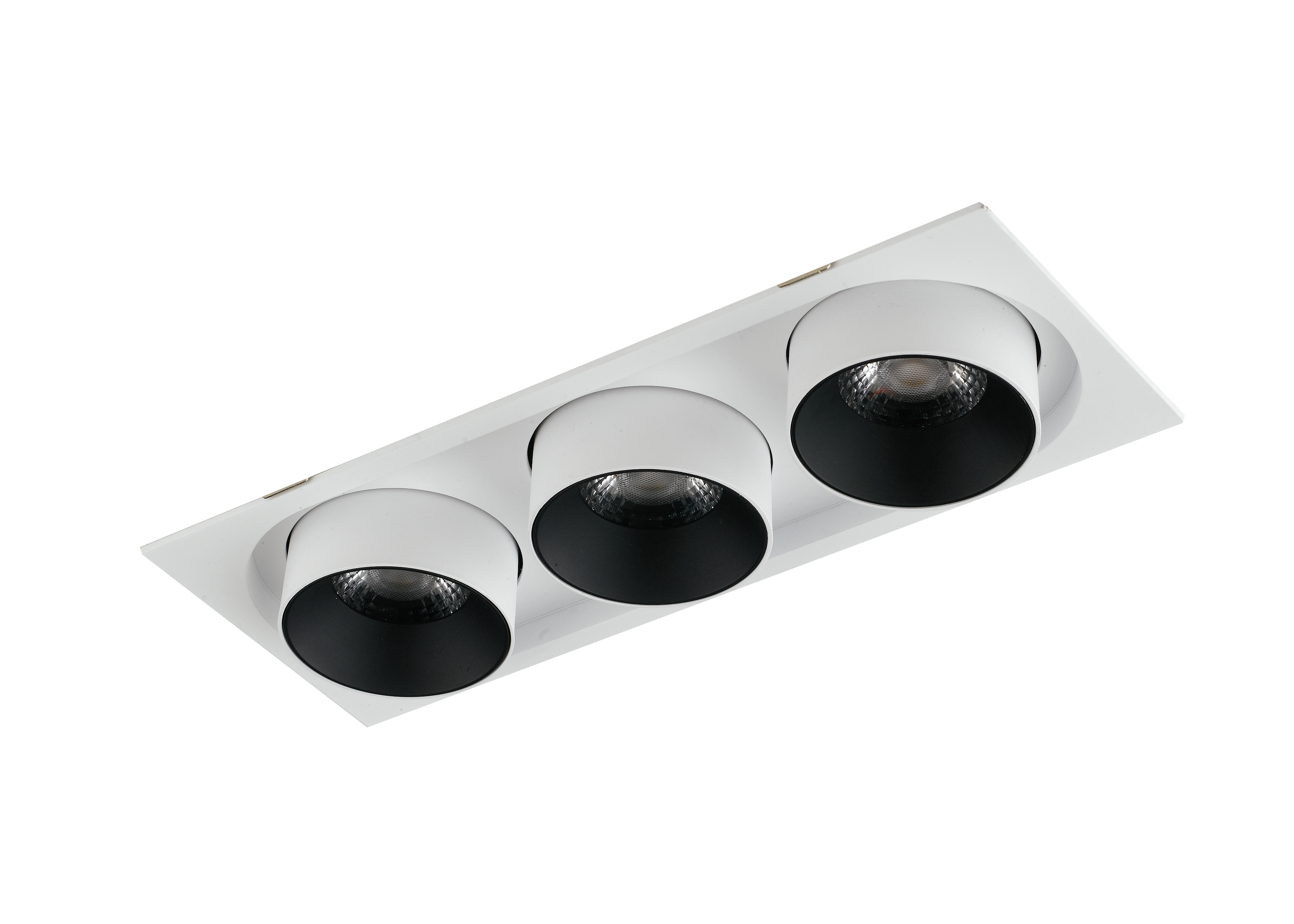 OUTSIDER LED recessed spotlight pull-out and adjustable 3 x 15 W - 4000K - Intec