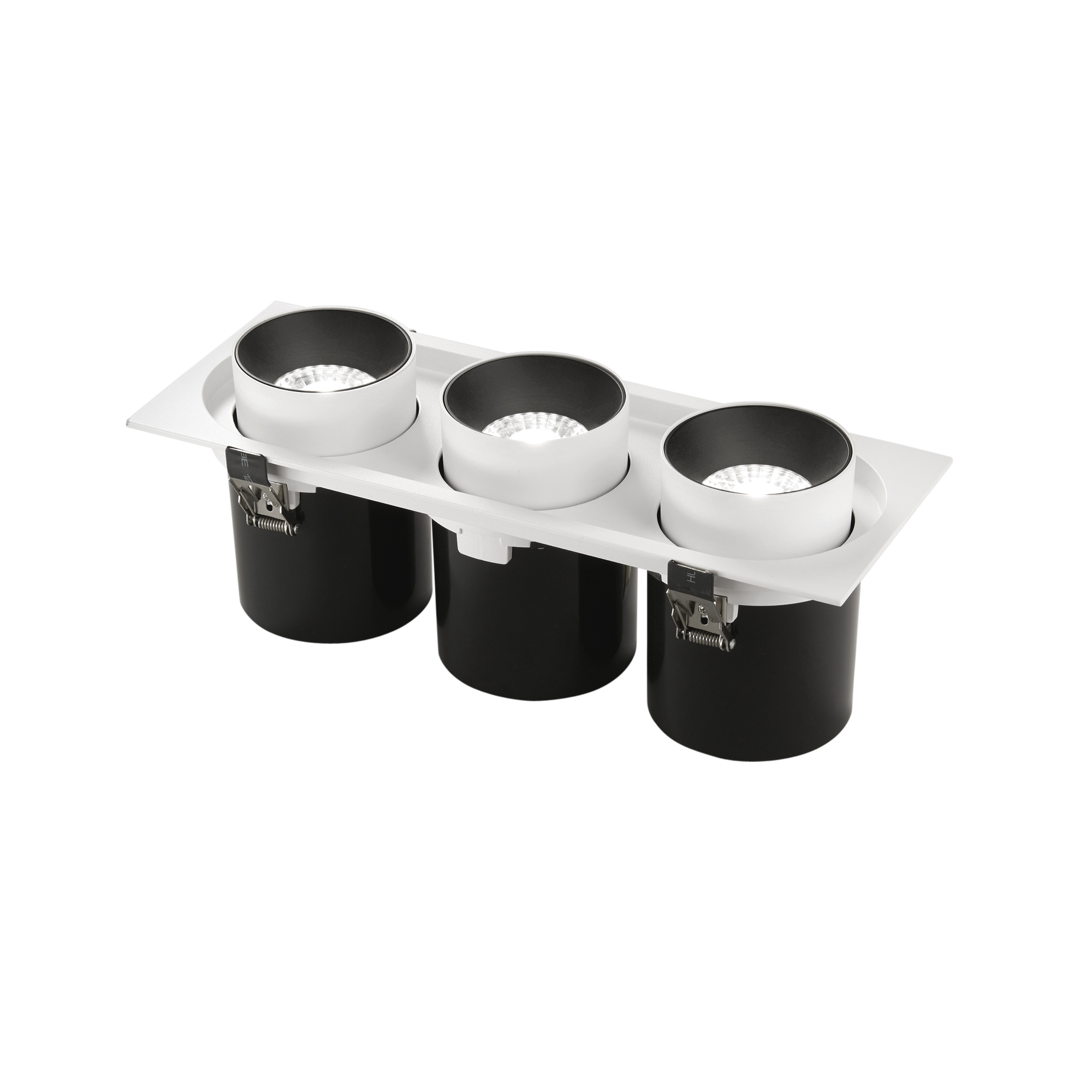 OUTSIDER LED recessed spotlight pull-out and adjustable 3 x 30 W - 3000K - Intec