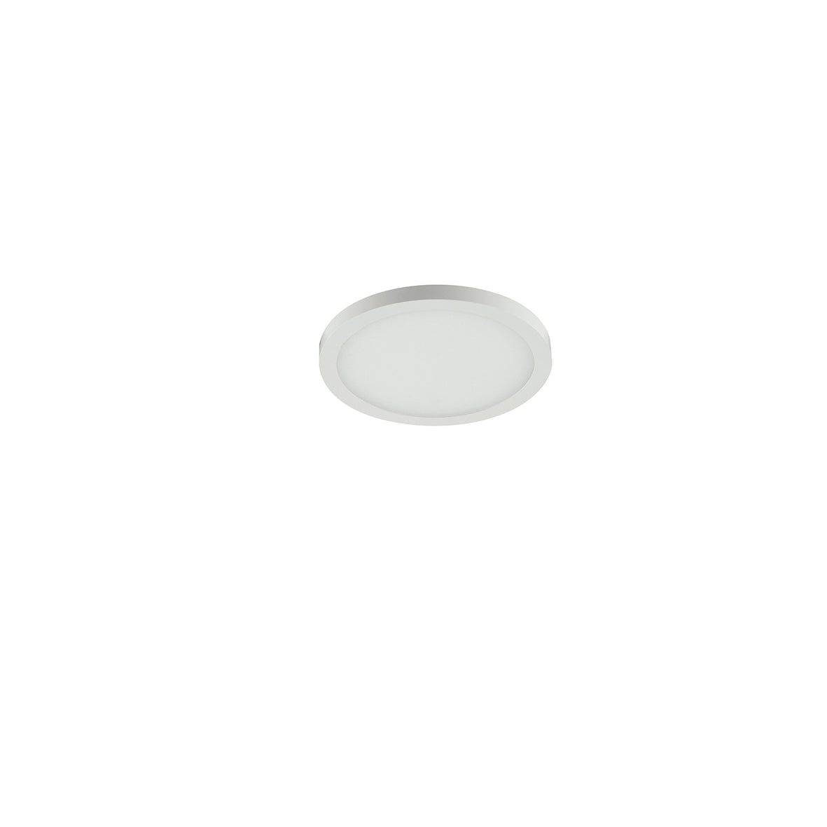 PLUS recessed LED spotlight in aluminum with matte white diffuser 8W - Intec