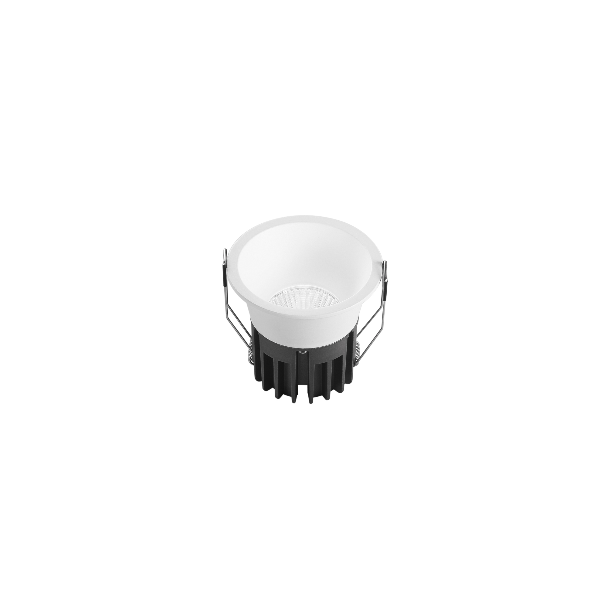 QUARK recessed LED spotlight in anti-glare aluminum CCT with DALI-ready - 12W - white - Intec
