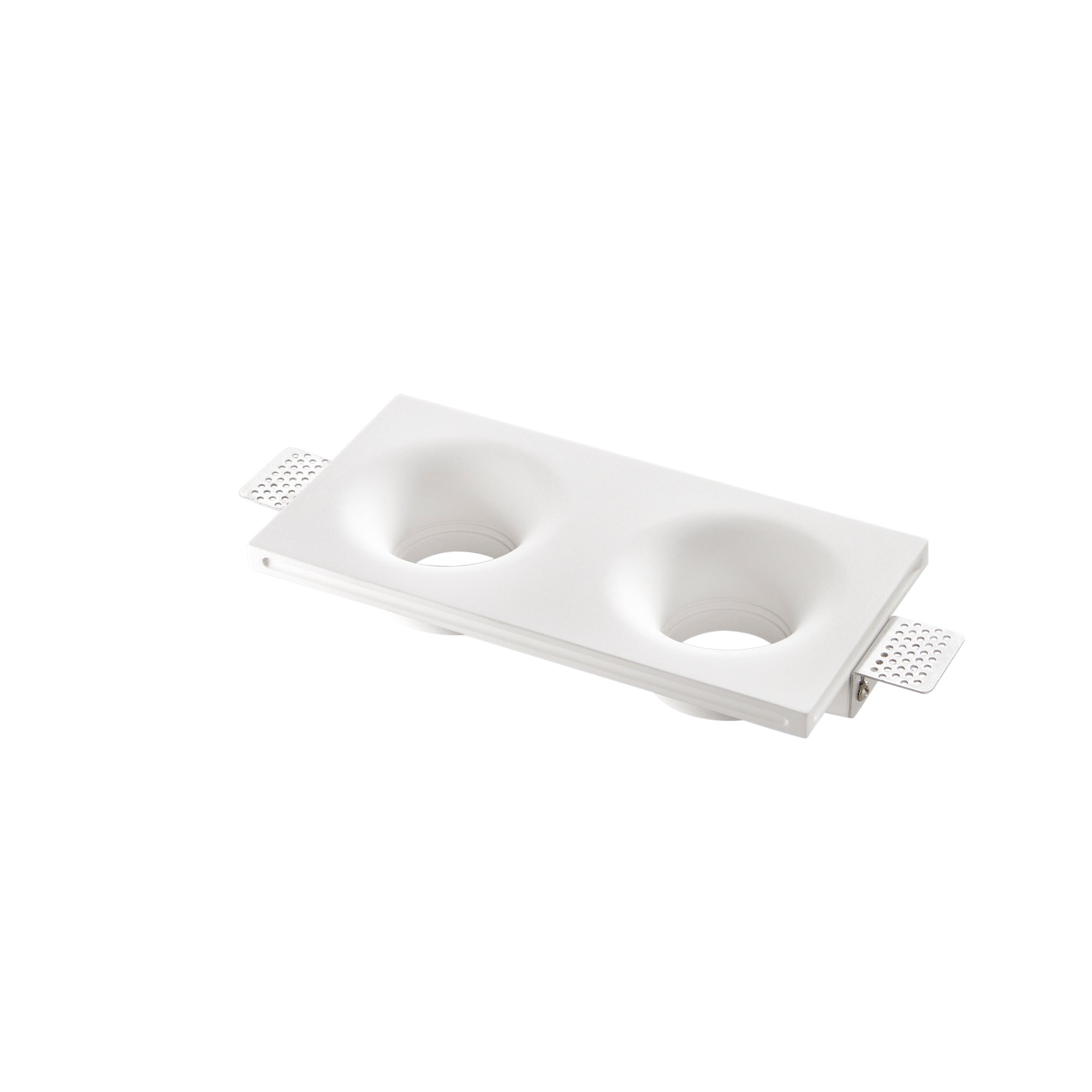 SENSO recessed spotlight in paintable plaster 2 lights GU10 - Intec