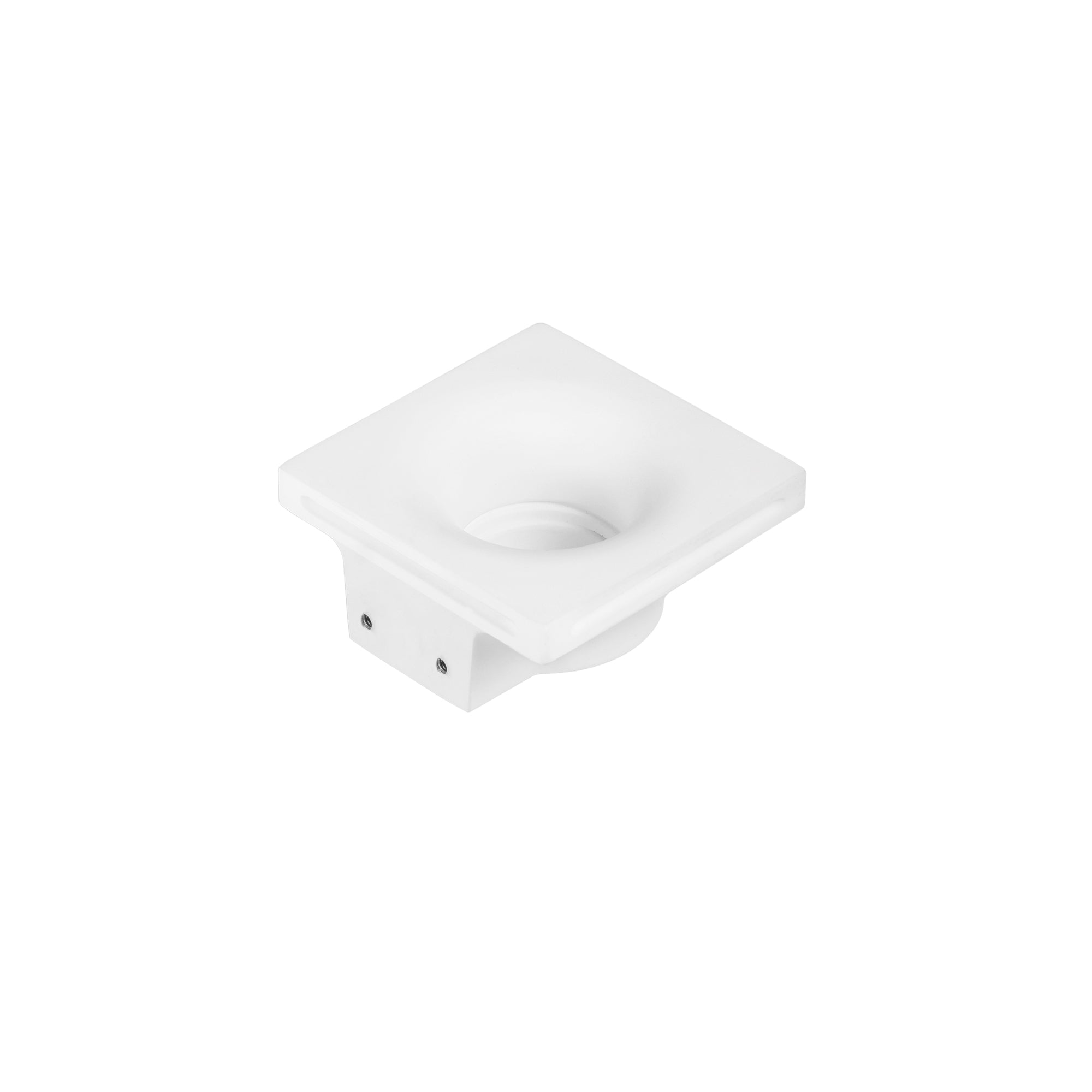 SENSO recessed spotlight in paintable white plaster 1 light MINI GU10 - Intec