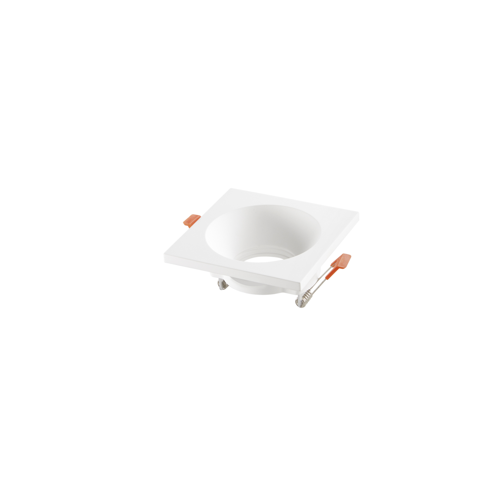 SHADOW square recessed light in paintable plaster (1xGU10) - Intec
